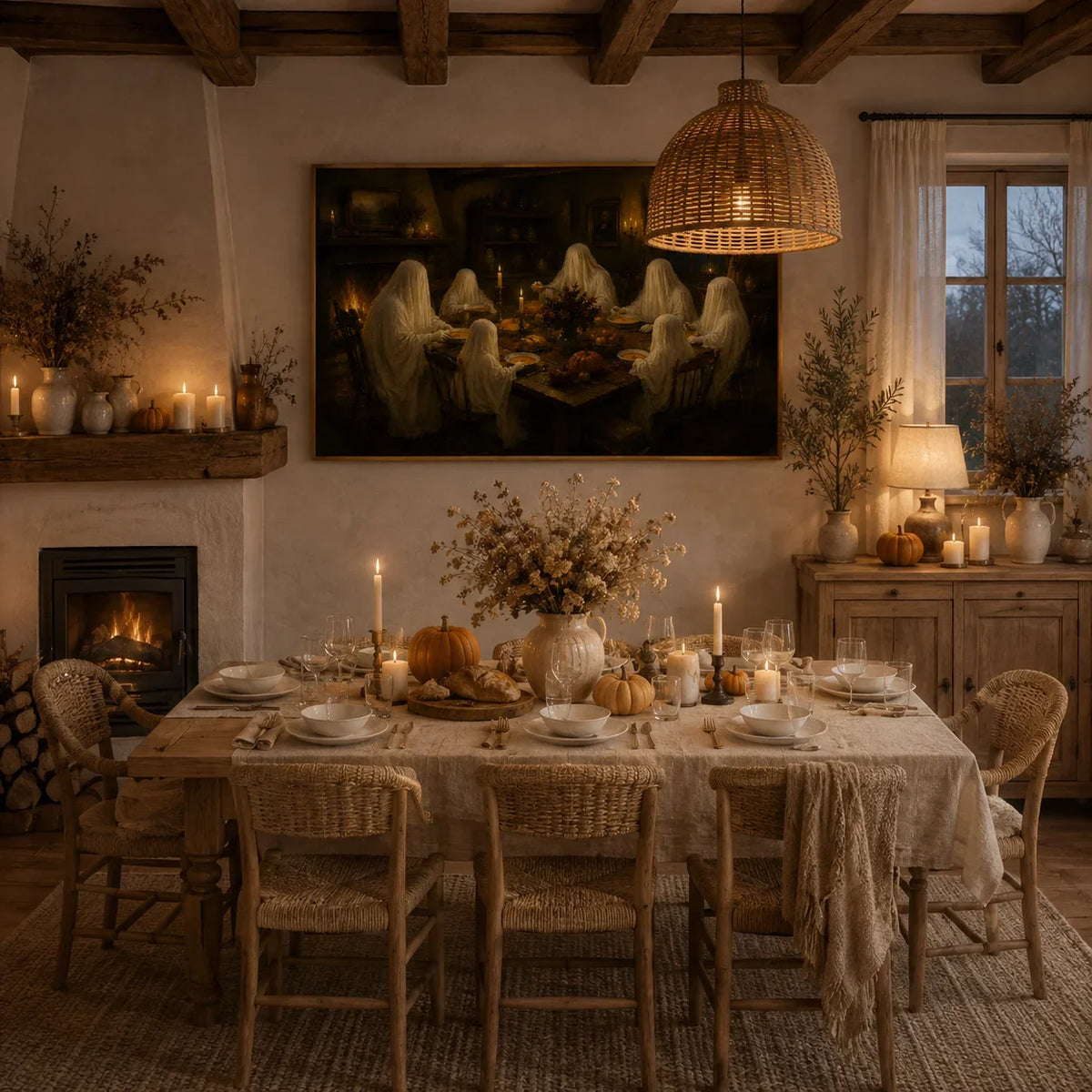 How to Decorate Your Home with Vintage Halloween Wall Art