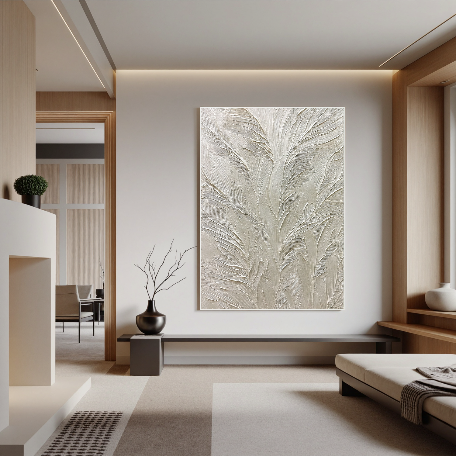 Plaster Art Texture Painting #OA 0073