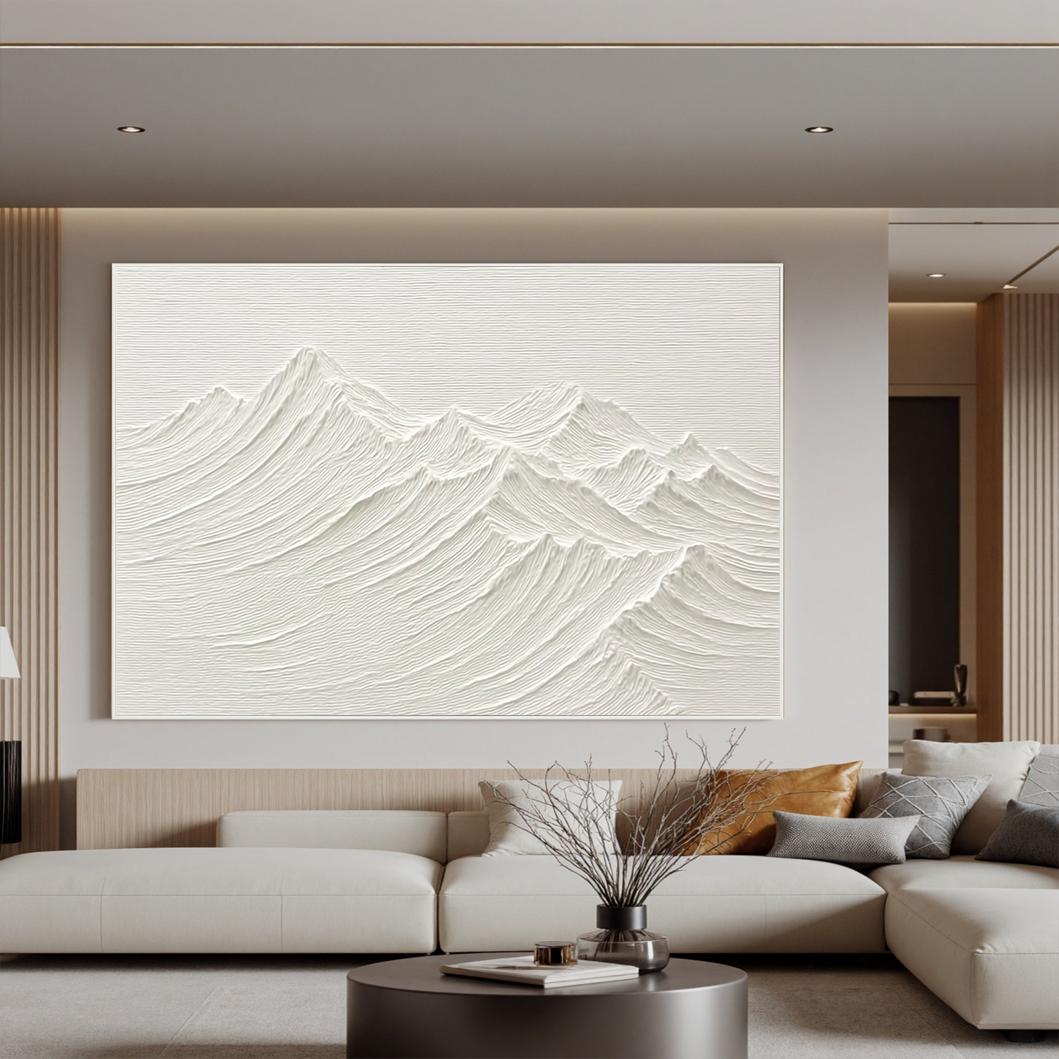 Plaster Art Texture Painting #OA 0159