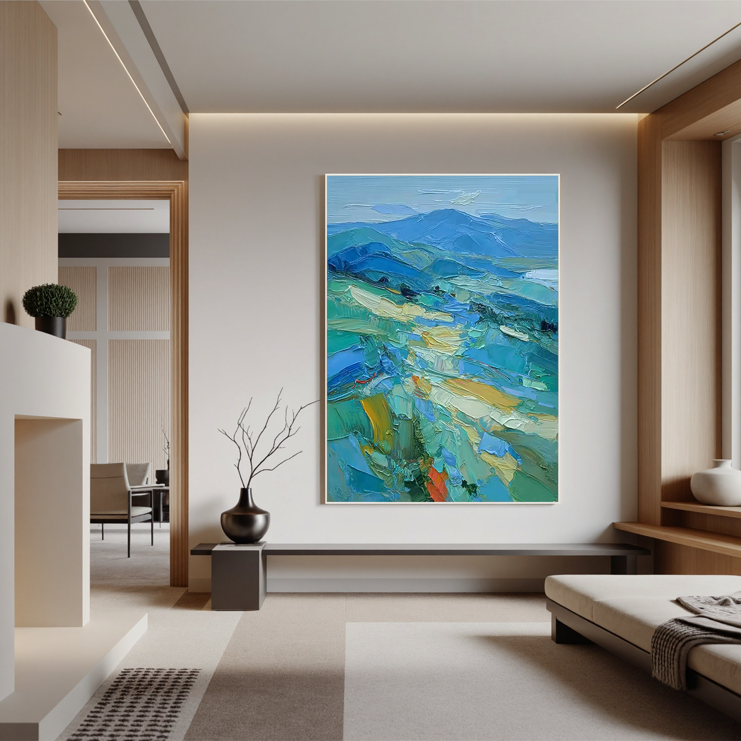 Plaster Art Texture Painting #OA 0070