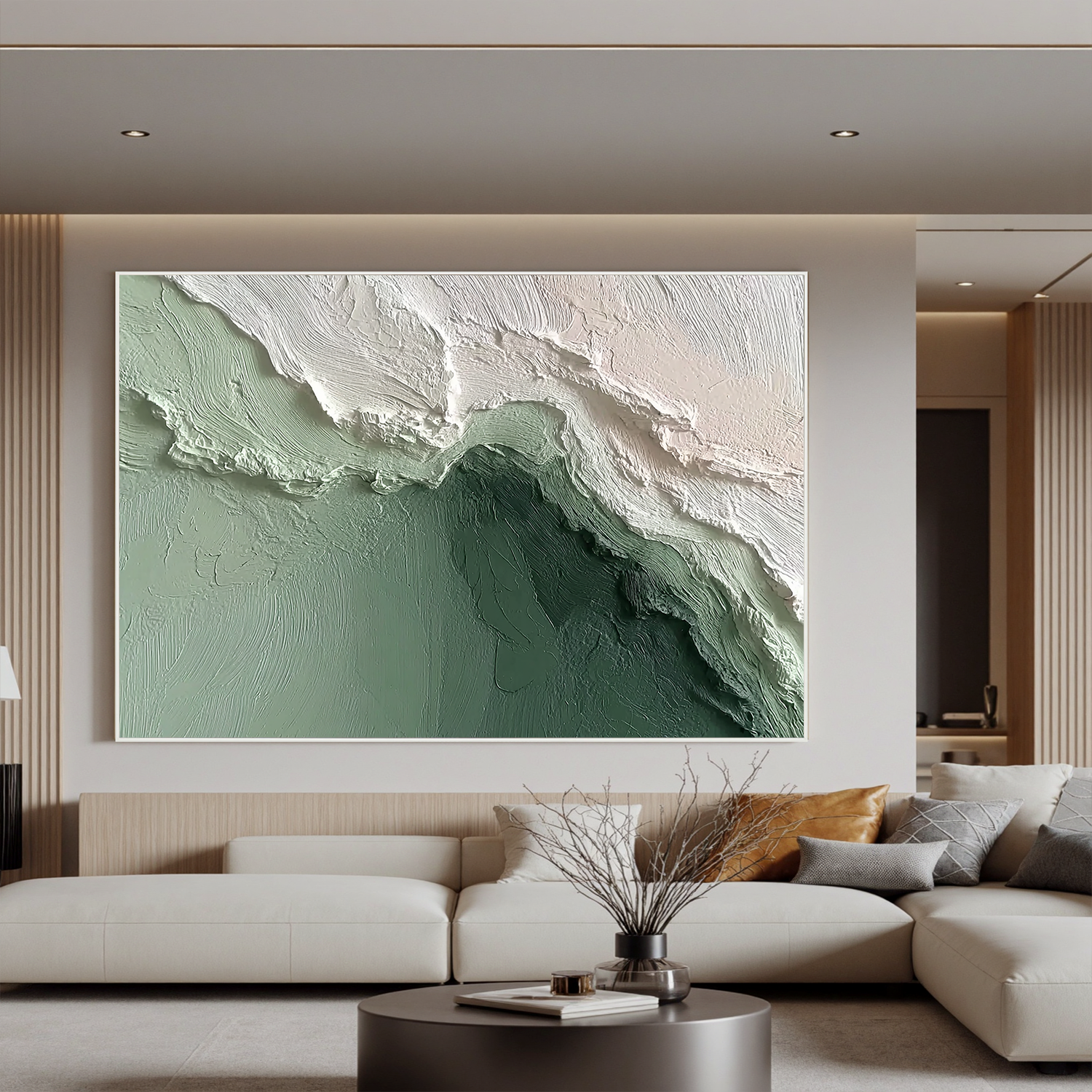 Plaster Art Texture Painting #OA 0436