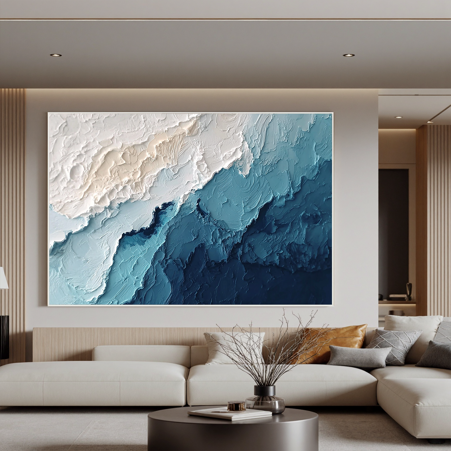 Plaster Art Texture Painting #OA 0101