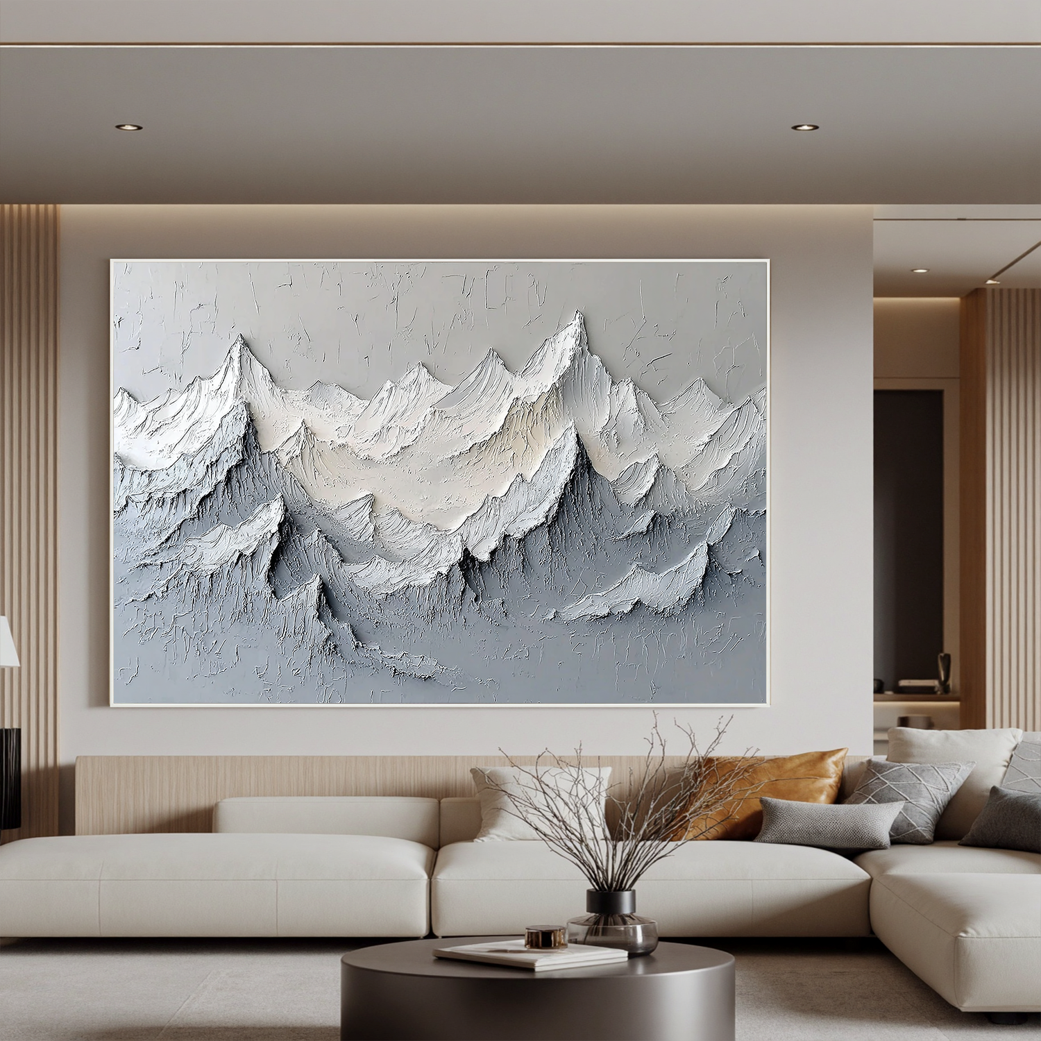 Plaster Art Texture Painting #OA 0172