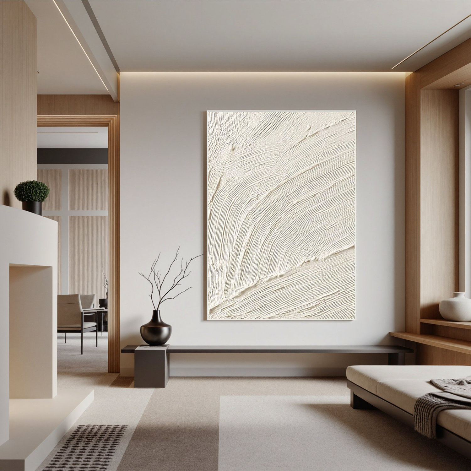 Plaster Art Texture Painting #OA 0017