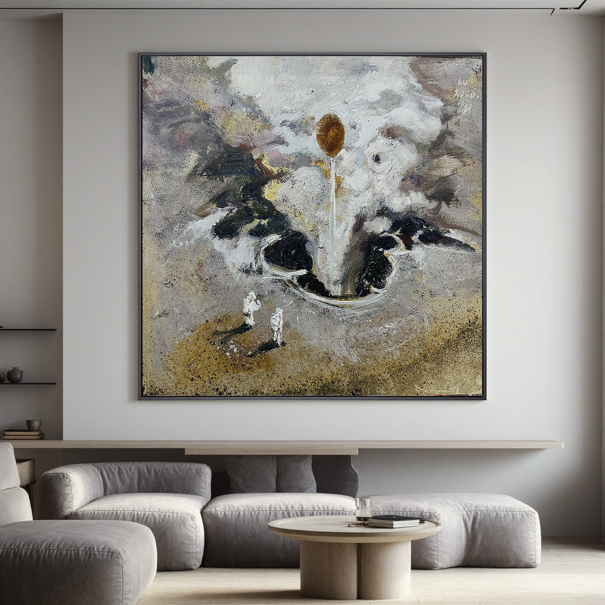 The Source(40''x 40''/ 100 x 100 CM/Frameless Stretched)