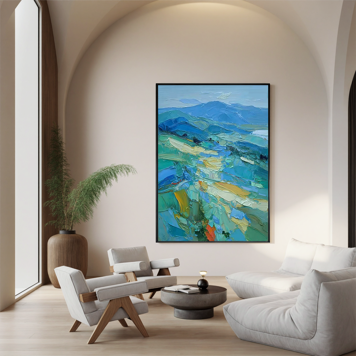 Plaster Art Texture Painting #OA 0070