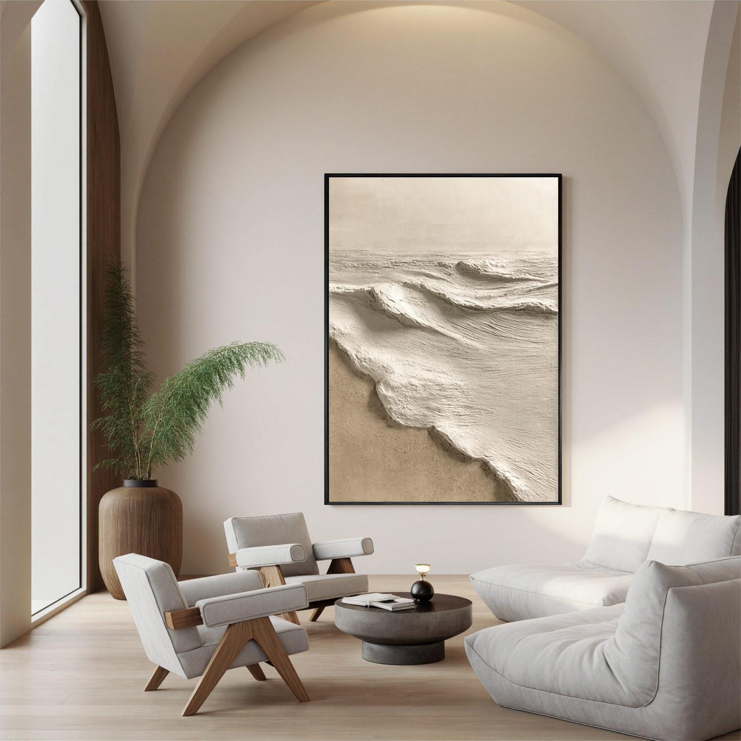 Plaster Art Texture Painting #OA 0108