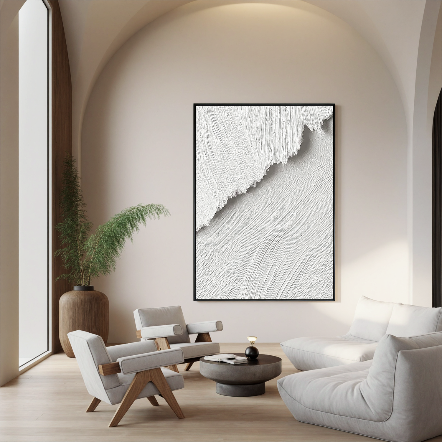 Plaster Art Texture Painting #OA 0109