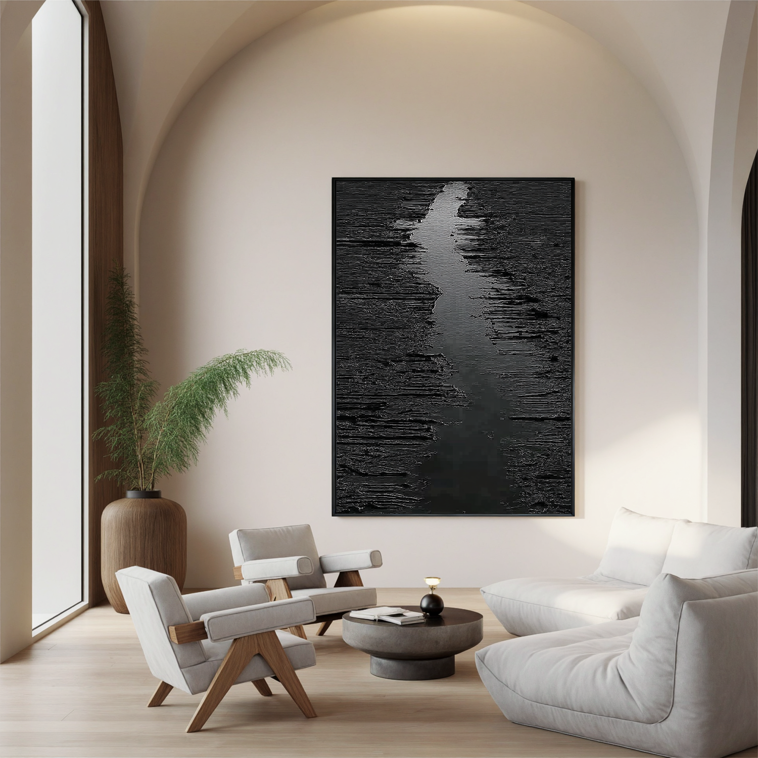 Plaster Art Texture Painting #OA 0027