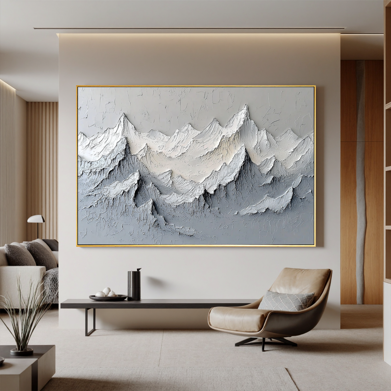 Plaster Art Texture Painting #OA 0172