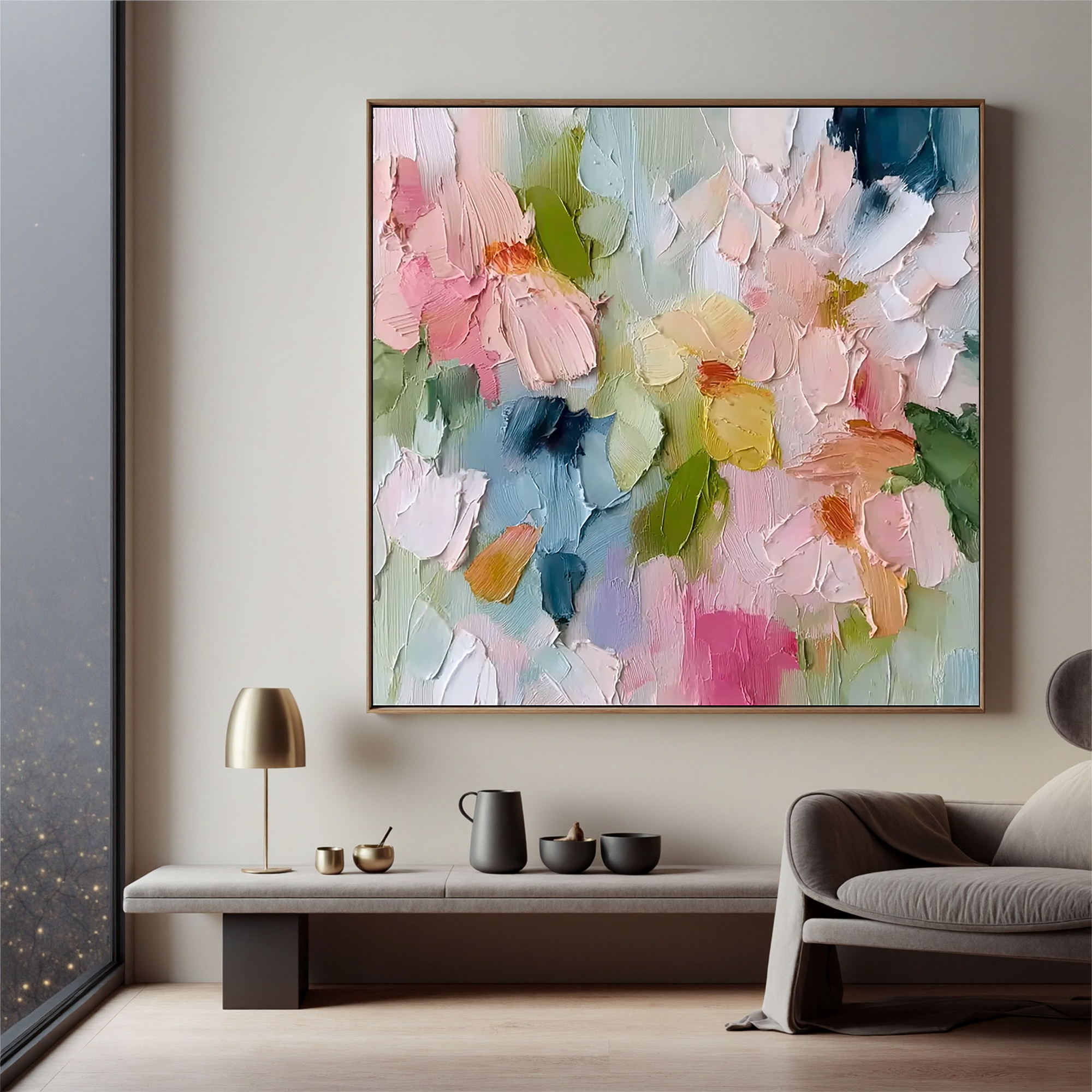 Plaster Art Texture Painting #OA 0060