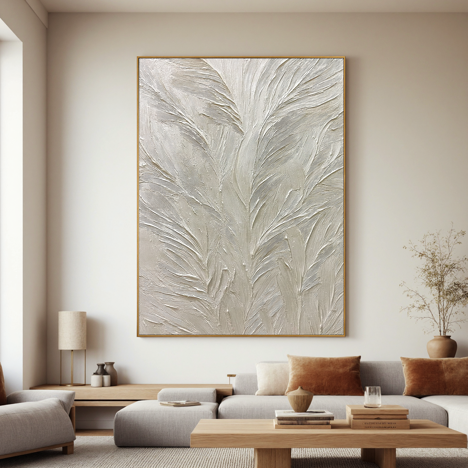 Plaster Art Texture Painting #OA 0073