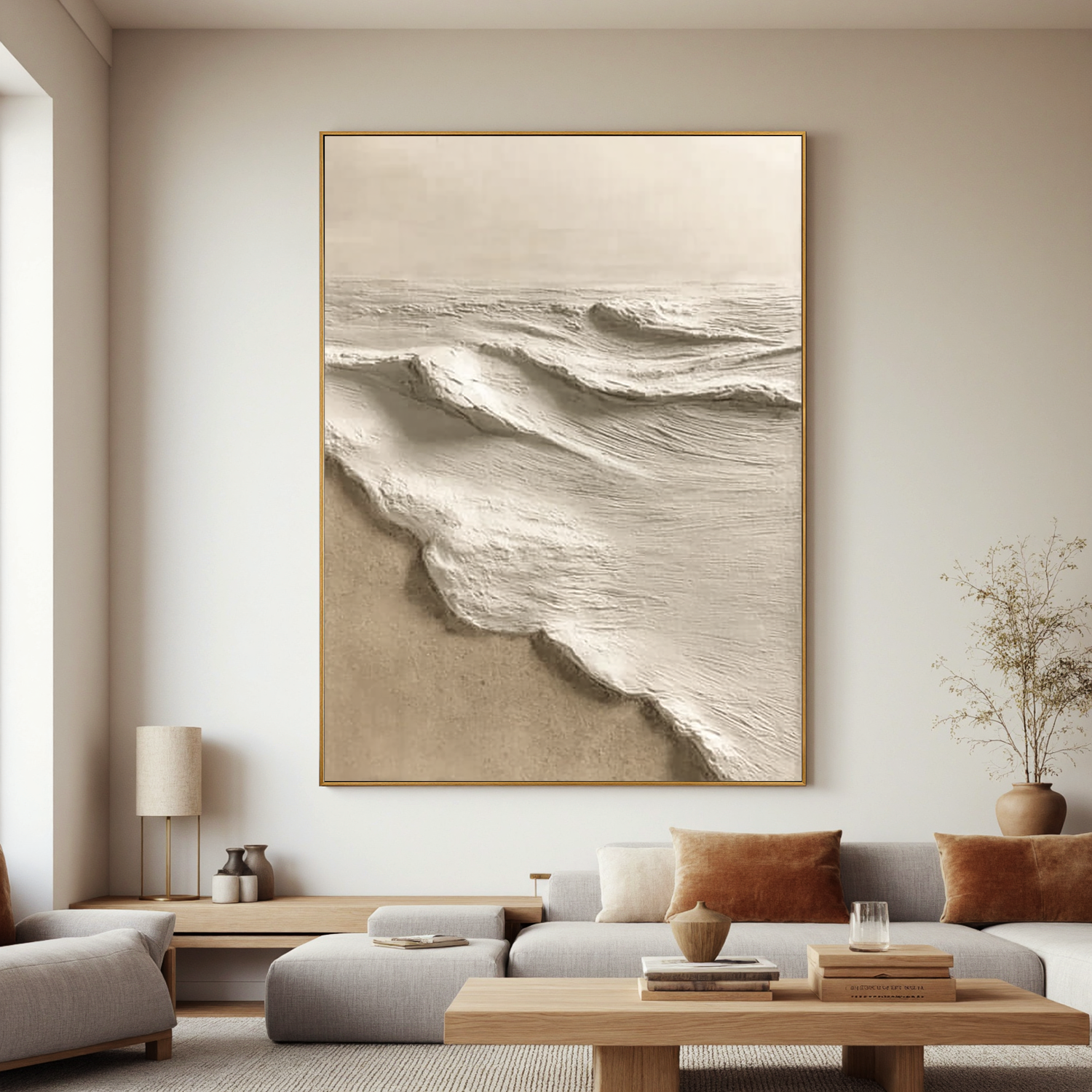 Plaster Art Texture Painting #OA 0108