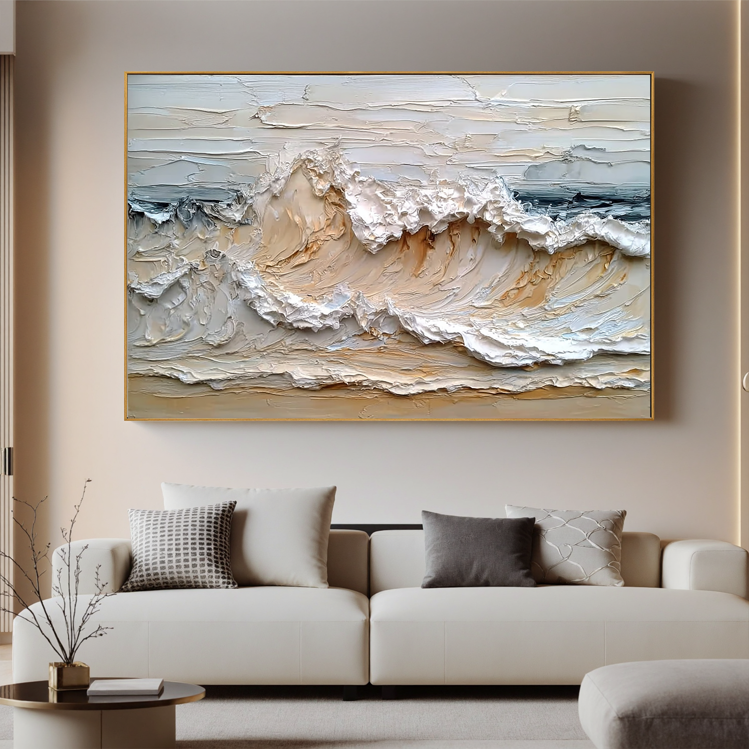 Plaster Art Texture Painting #OA 0251