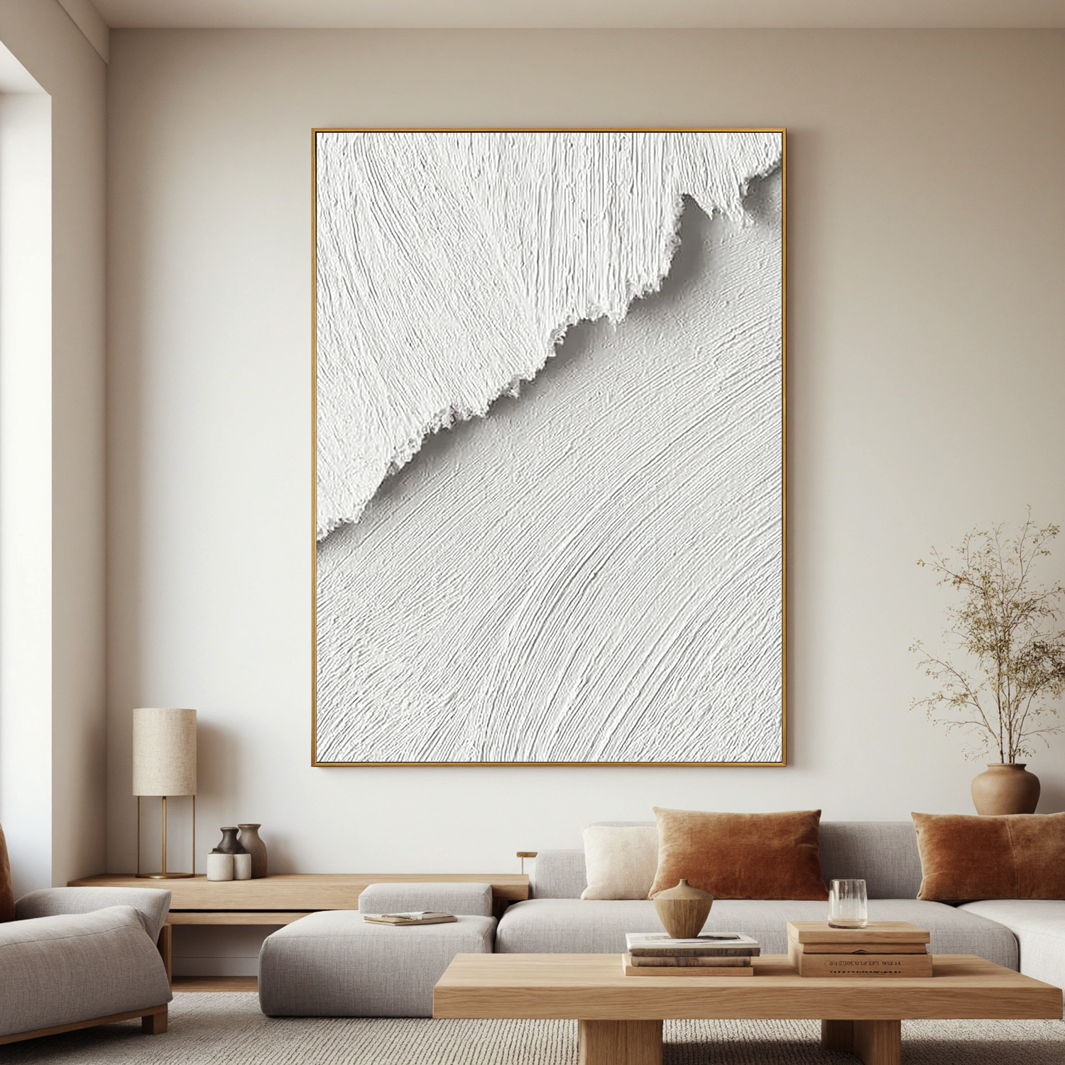 Plaster Art Texture Painting #OA 0109