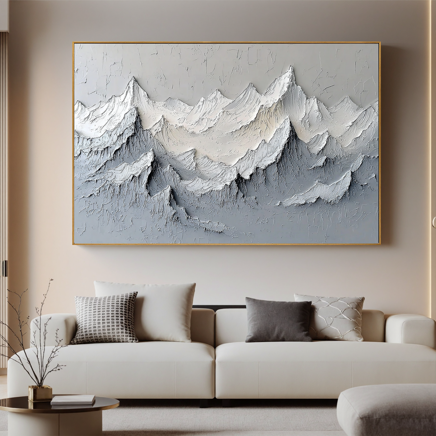 Plaster Art Texture Painting #OA 0172