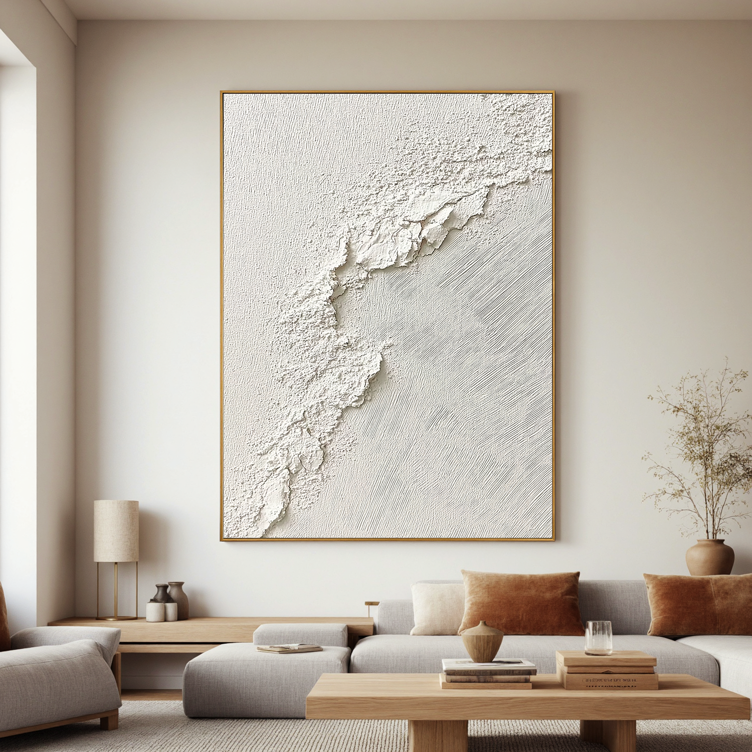 Plaster Art Texture Painting #OA 0141