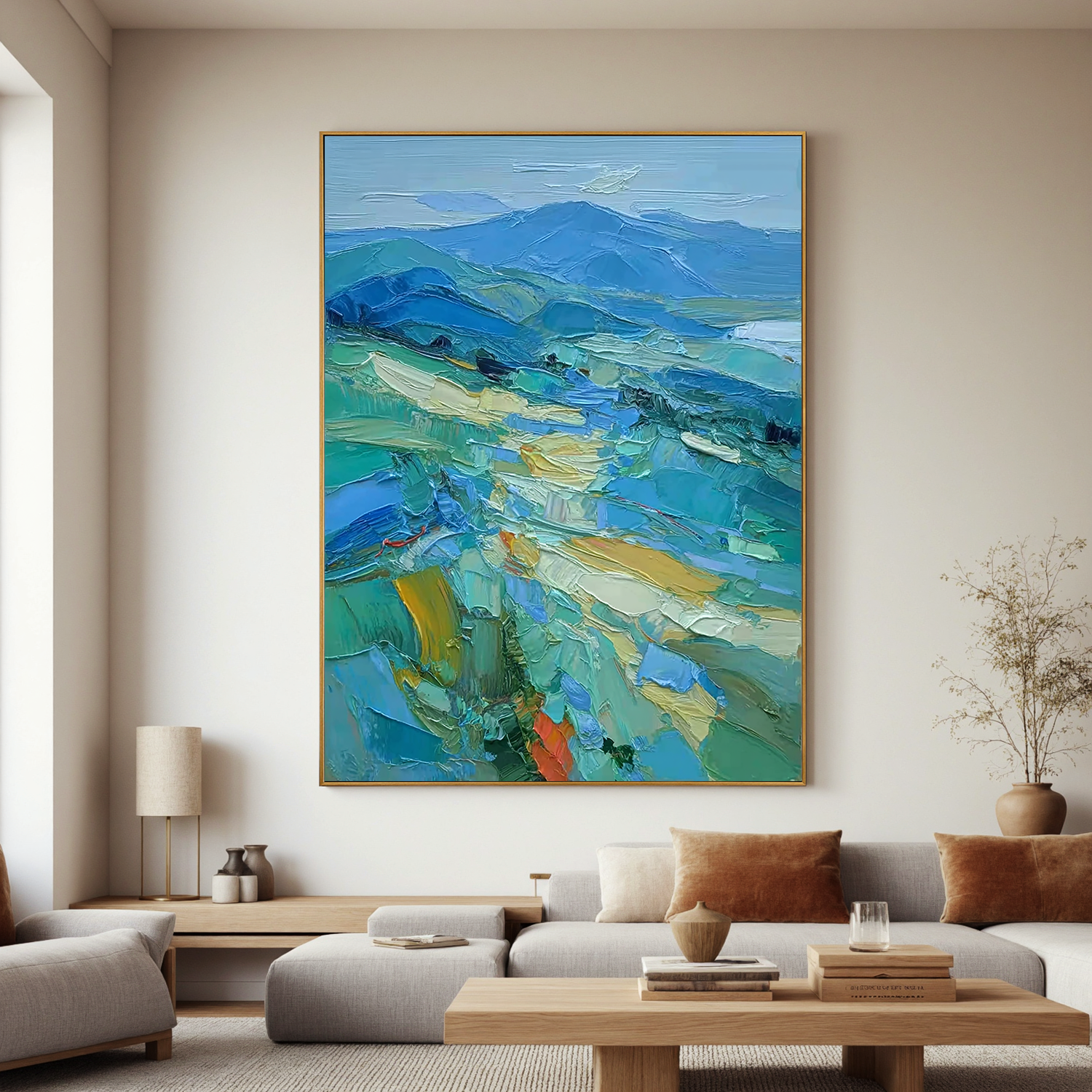 Plaster Art Texture Painting #OA 0070