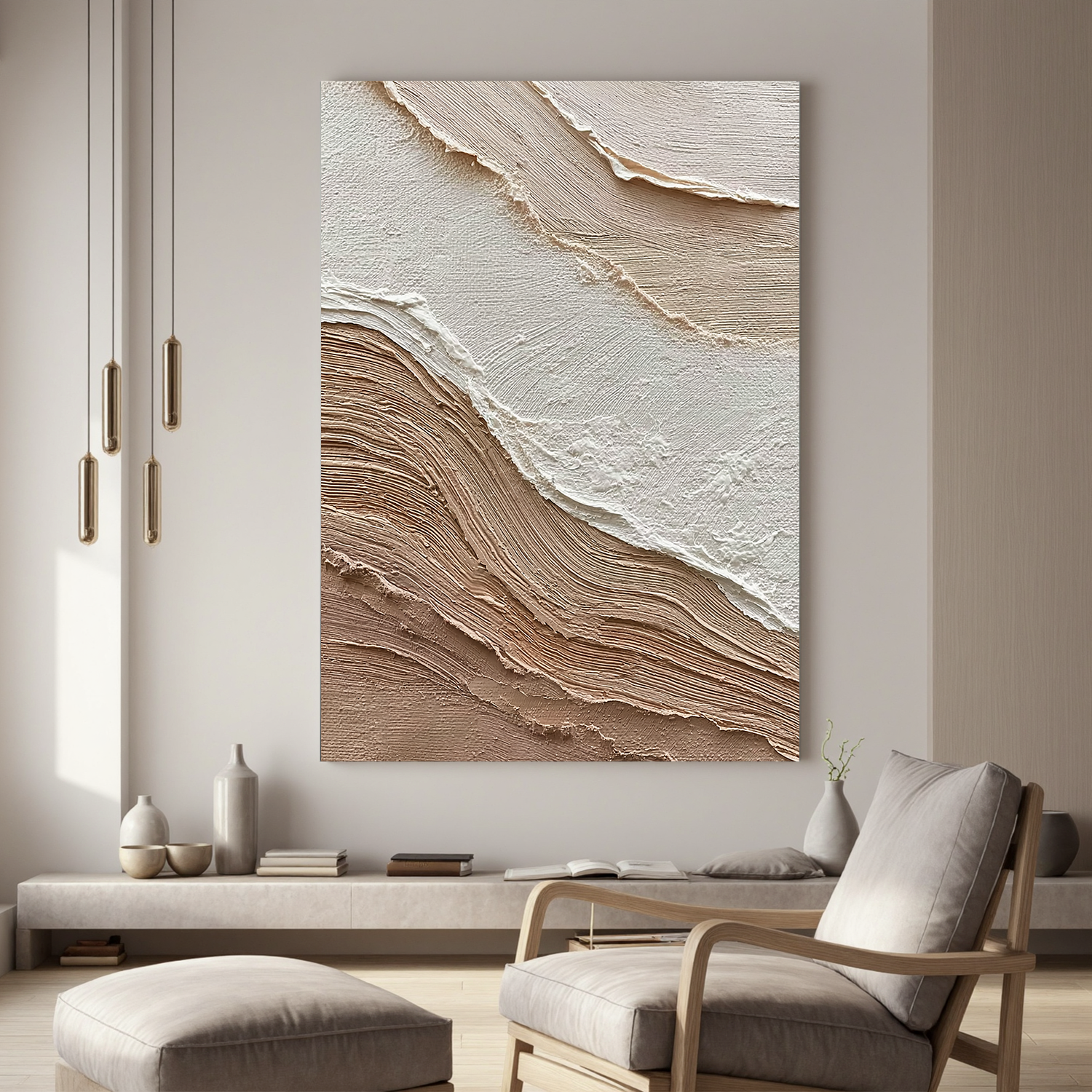 Plaster Art Texture Painting #OA 0162