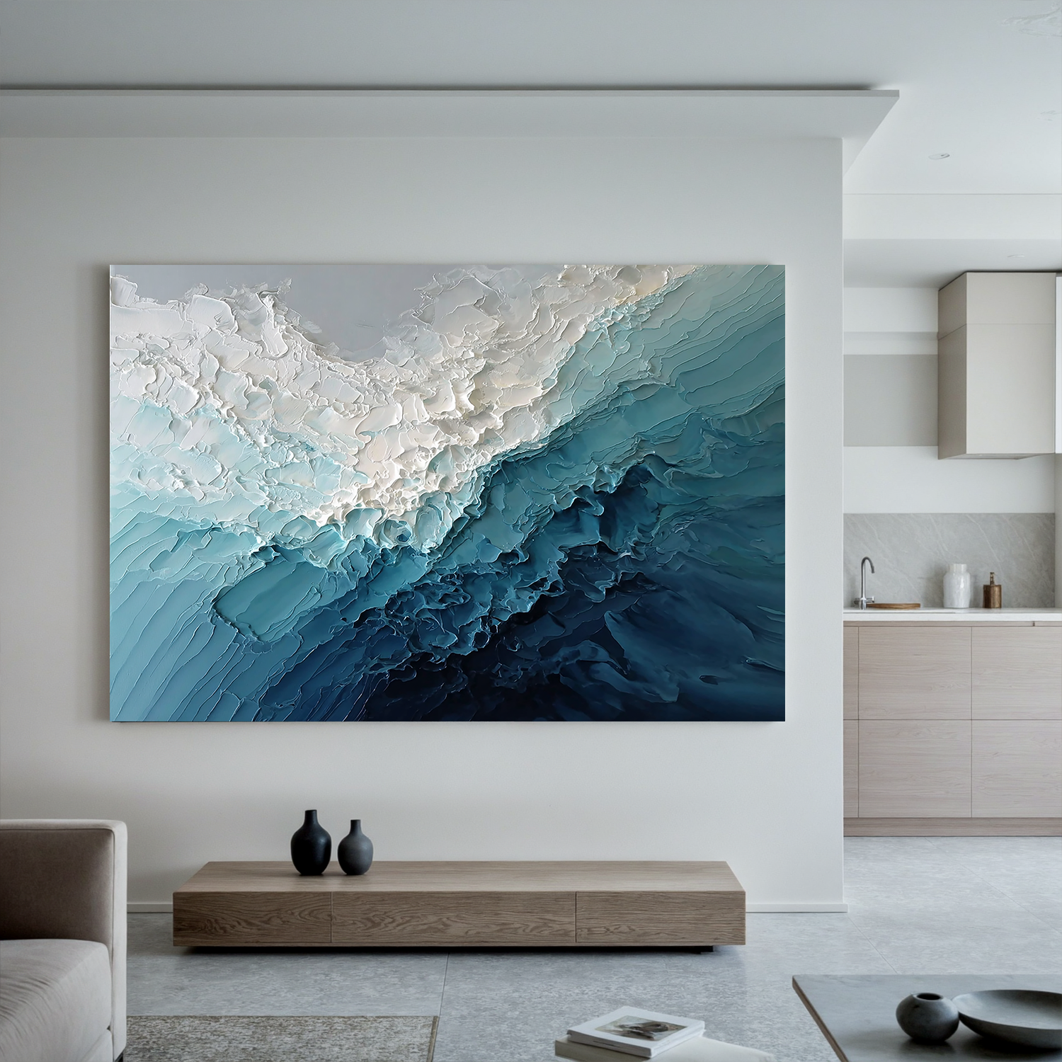 Plaster Art Texture Painting #OA 0077