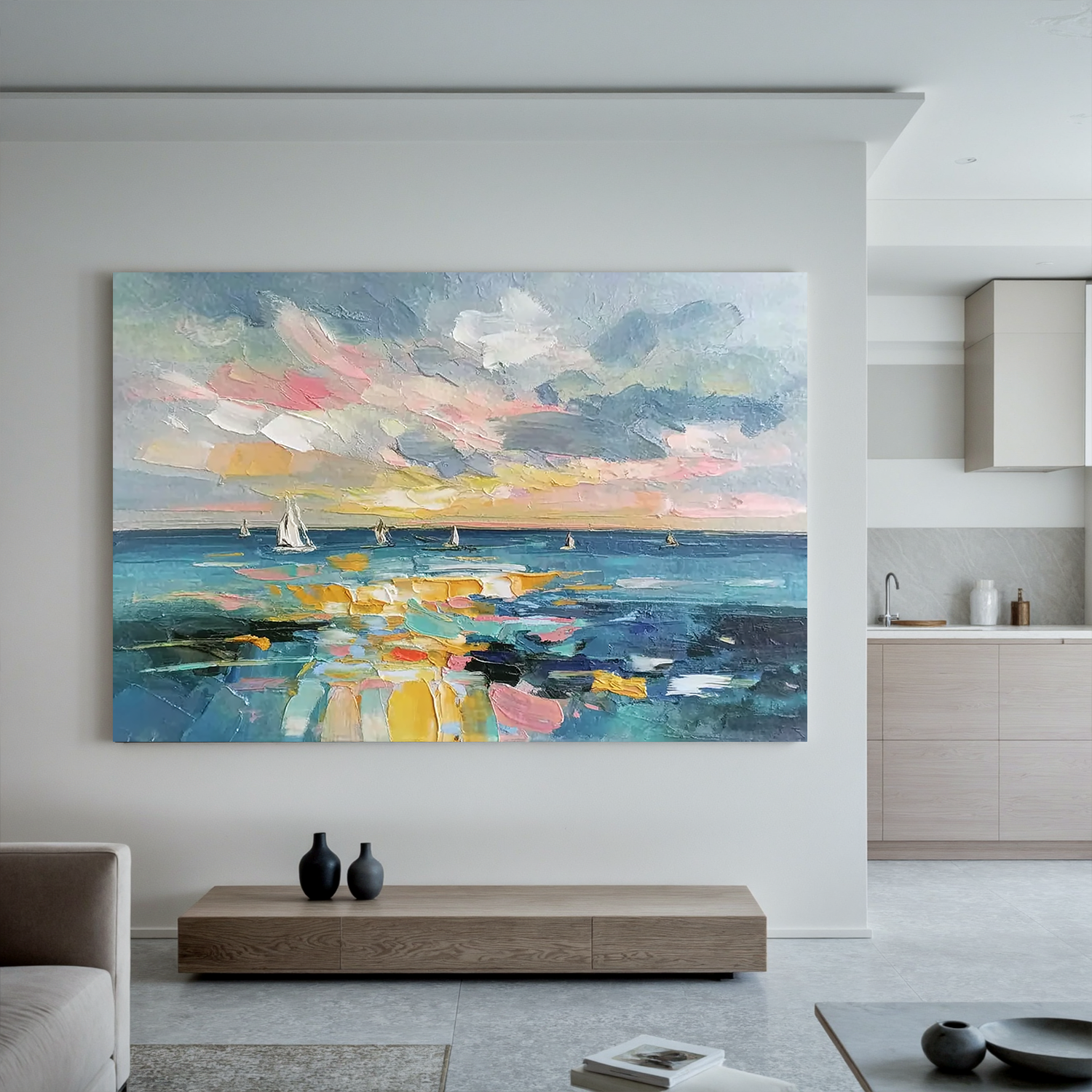 Plaster Art Texture Painting #OA 0325