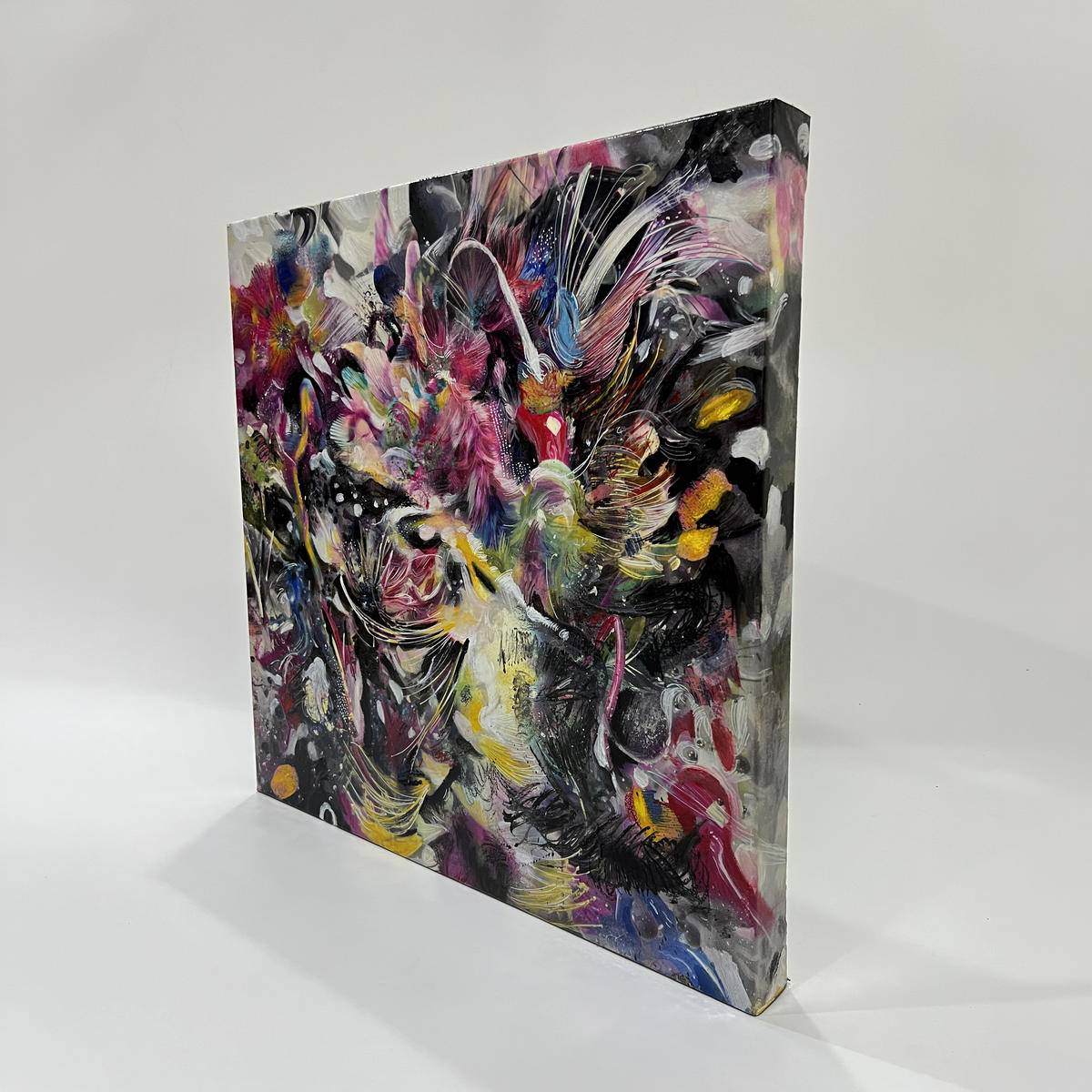 Fleeting Light of Three Thousand Mile (23''x 23''/ 60 x 60 CM/Frameless Stretched)