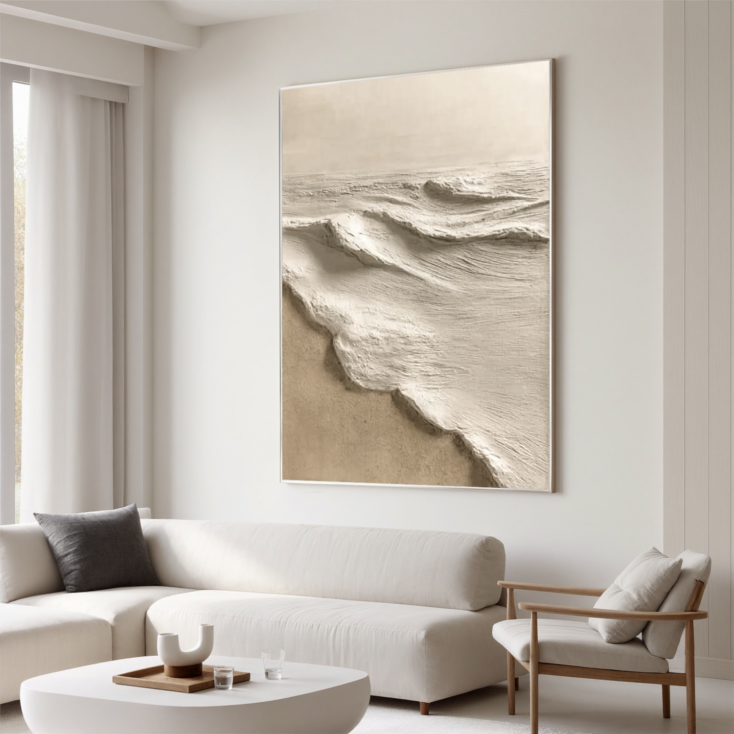 Plaster Art Texture Painting #OA 0108