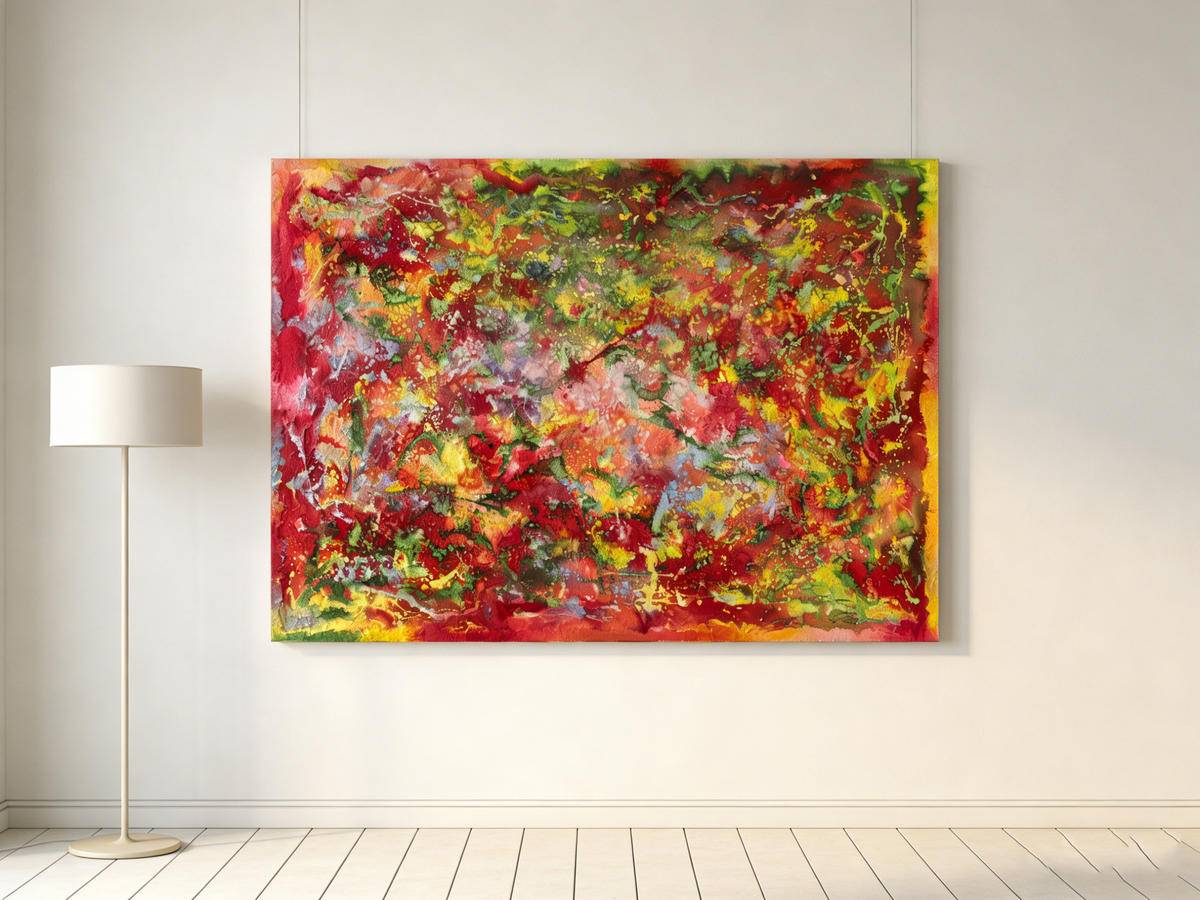 Colors Beyond Definition(60''x 78''/ 150 x 200 CM/Frameless Stretch)