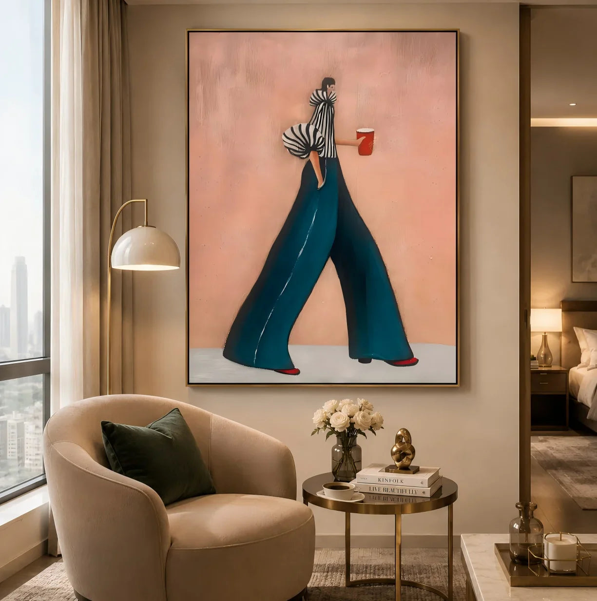 Why Large Wall Art Makes a Room Look More Expensive