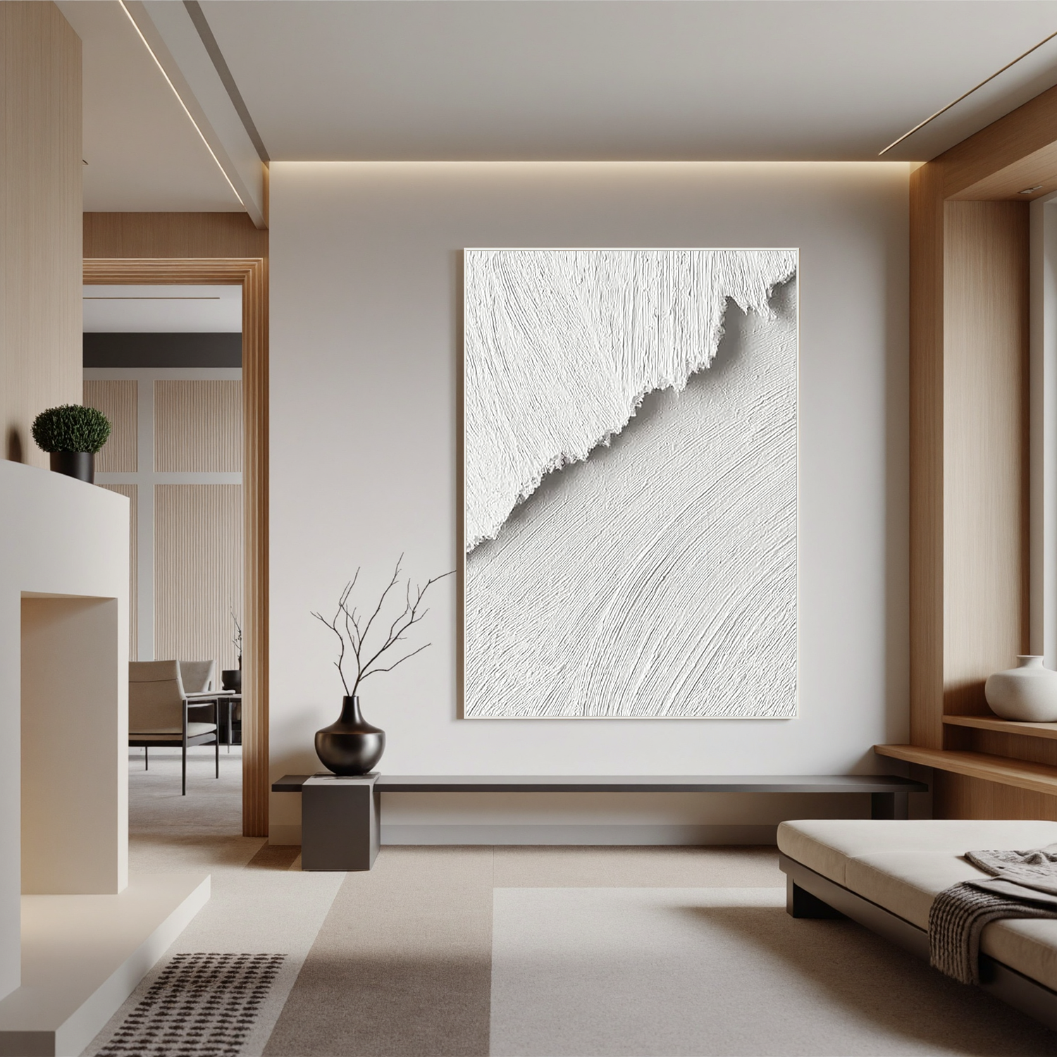 Plaster Art Texture Painting #OA 0109