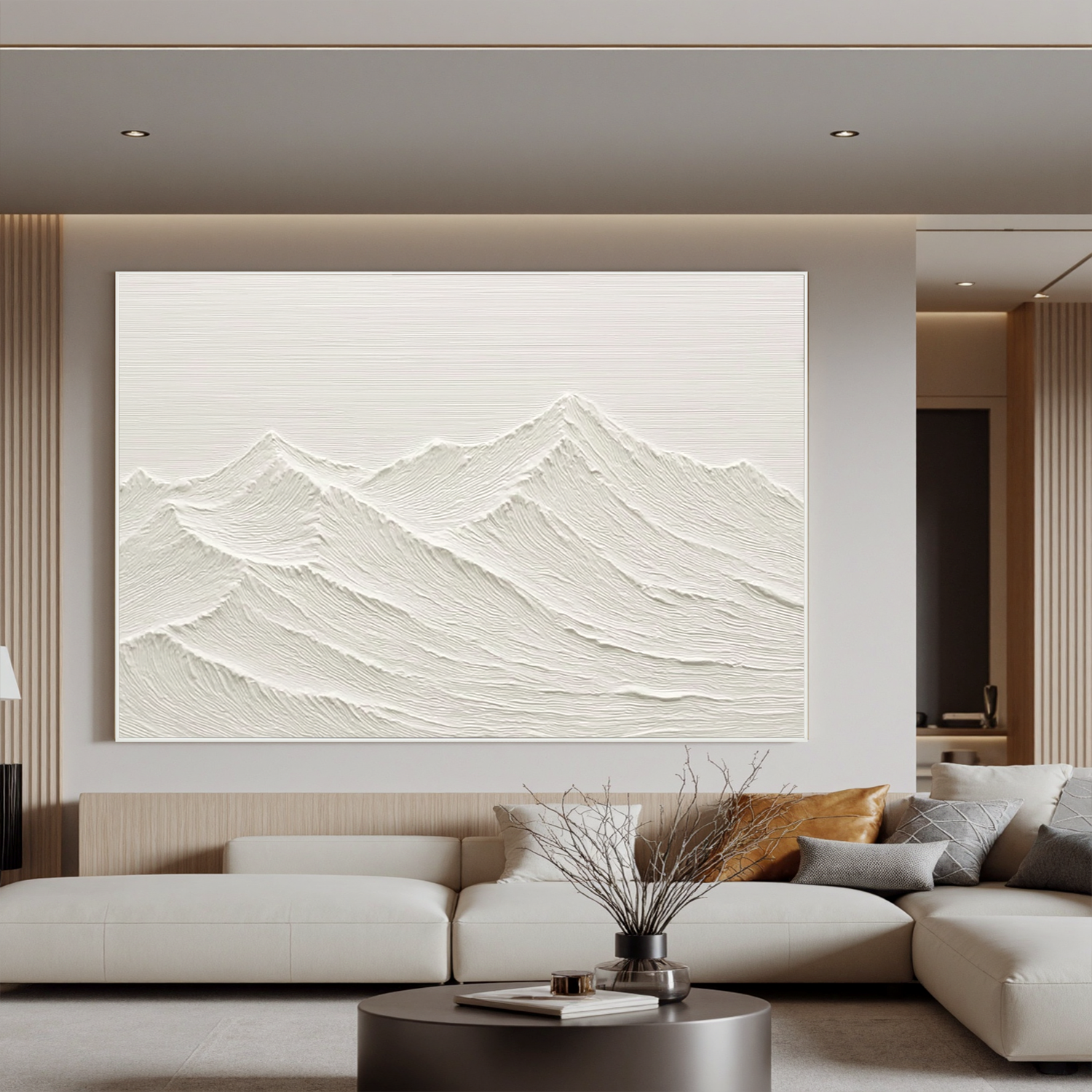 Plaster Art Texture Painting #OA 0102