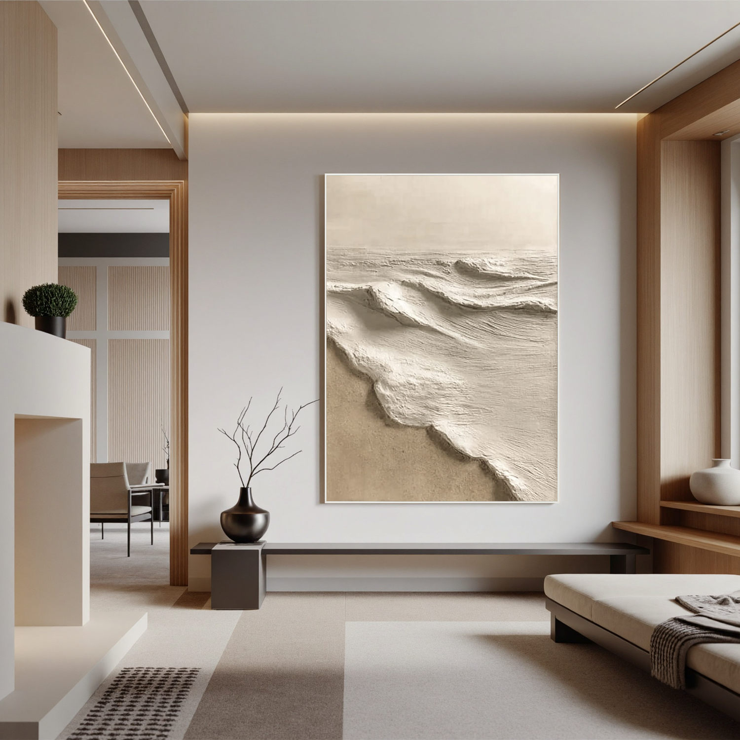 Plaster Art Texture Painting #OA 0108