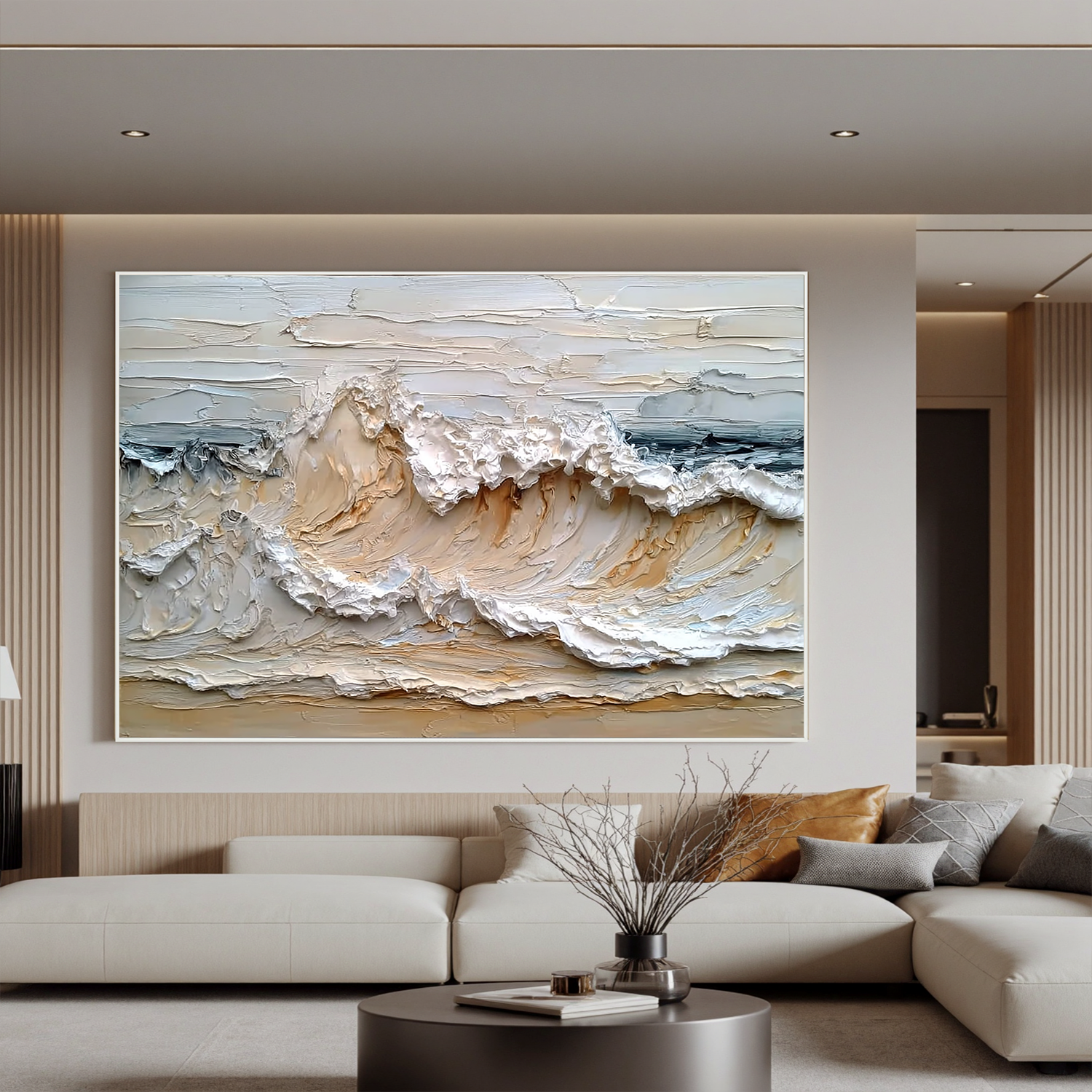 Plaster Art Texture Painting #OA 0251