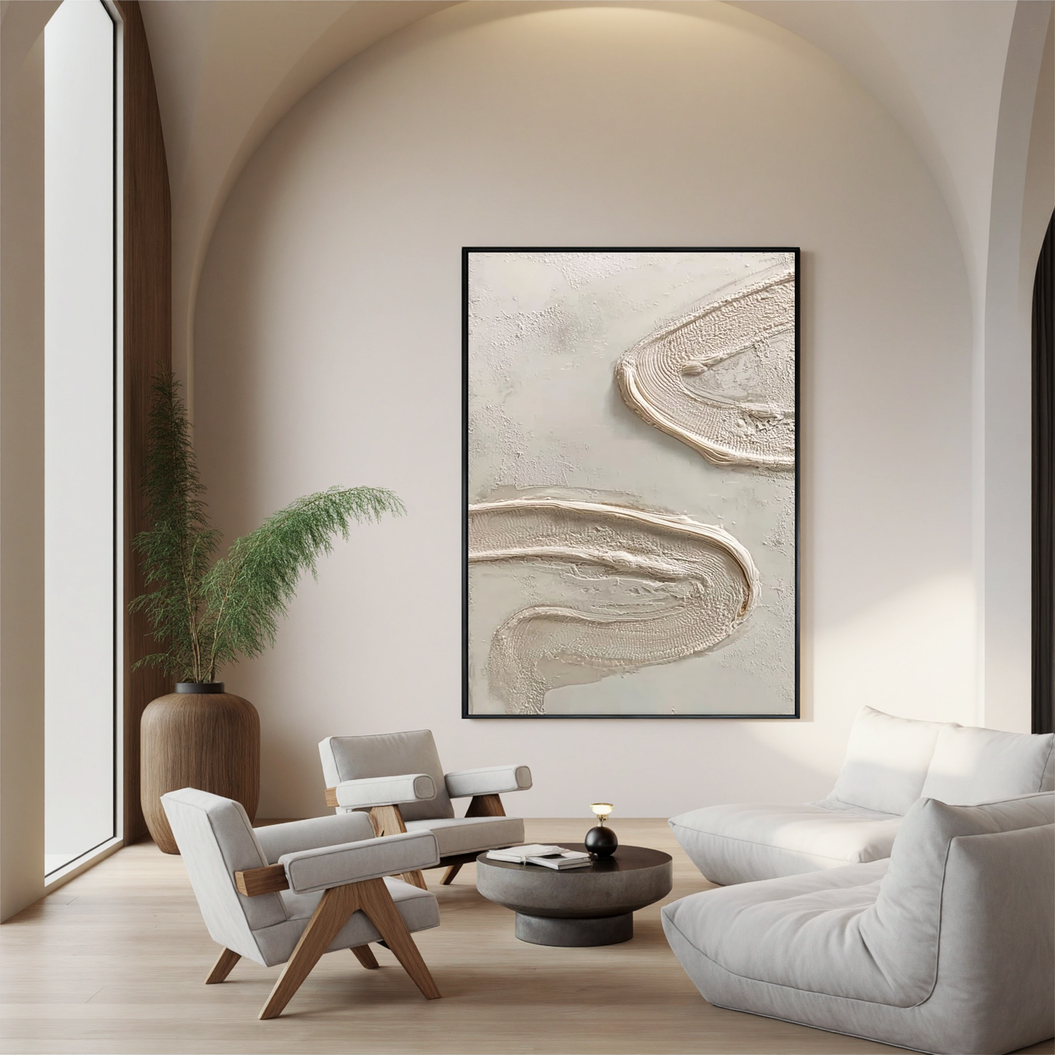 Plaster Art Texture Painting #OA 0138