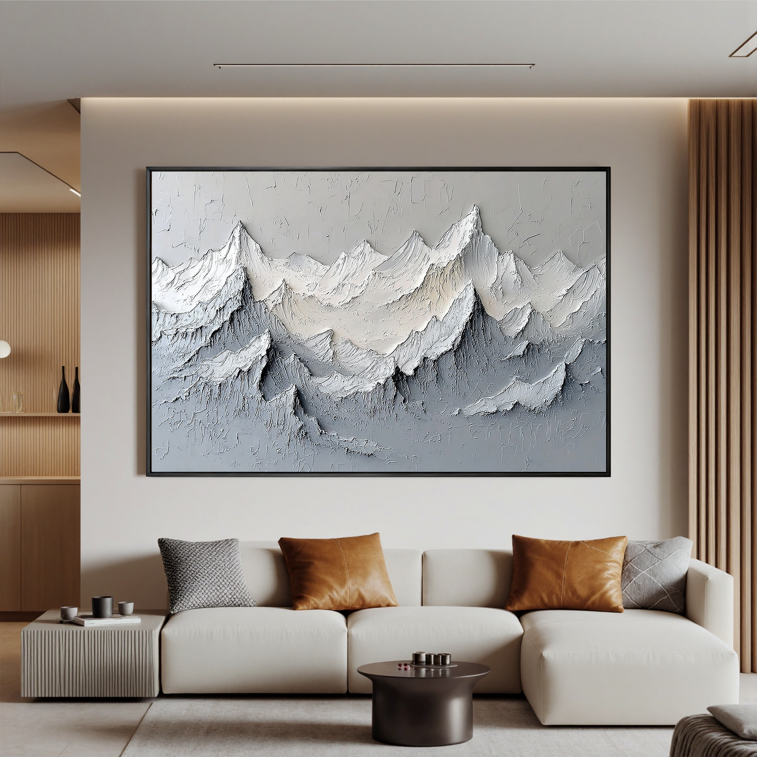 Plaster Art Texture Painting #OA 0172