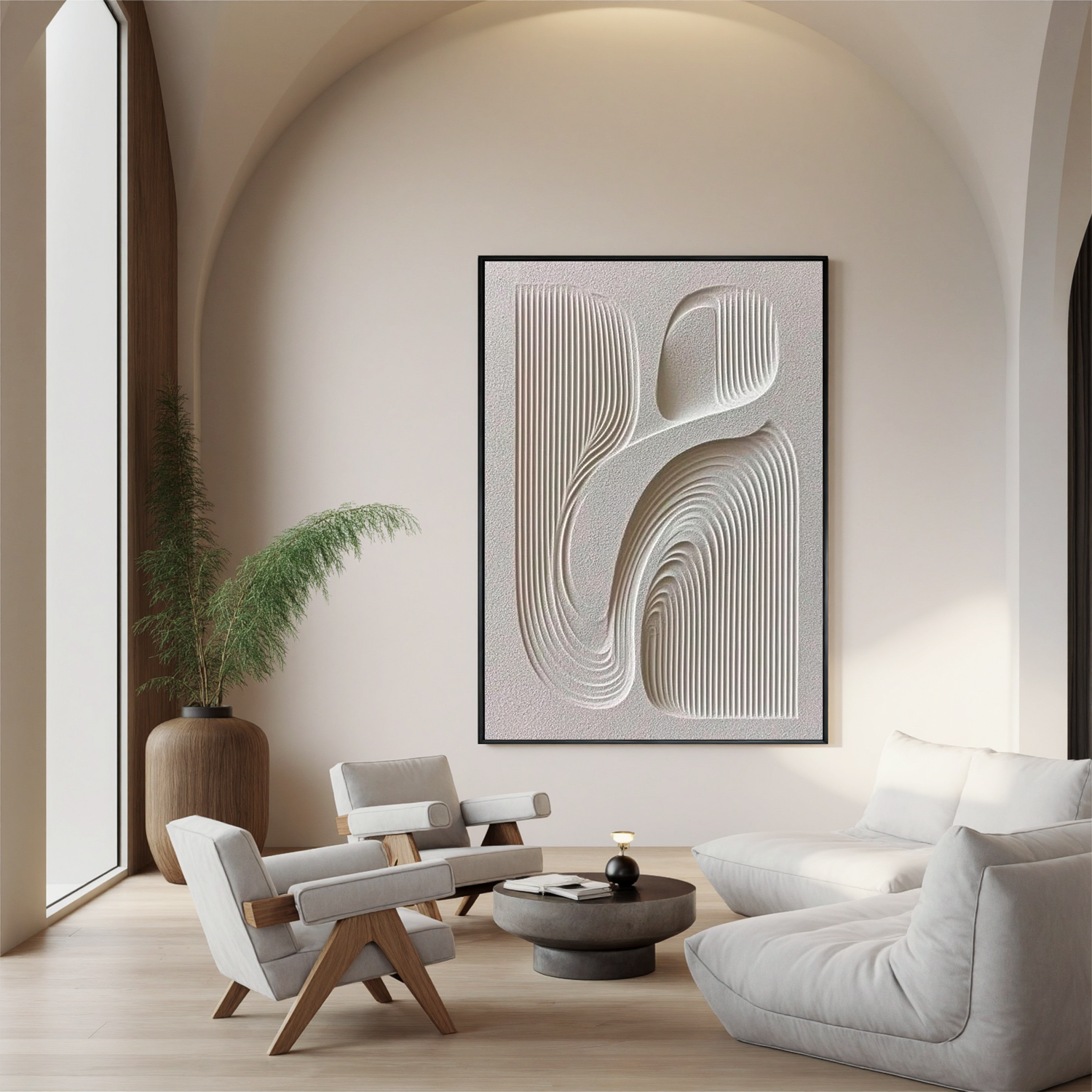 Plaster Art Texture Painting #OA 0018