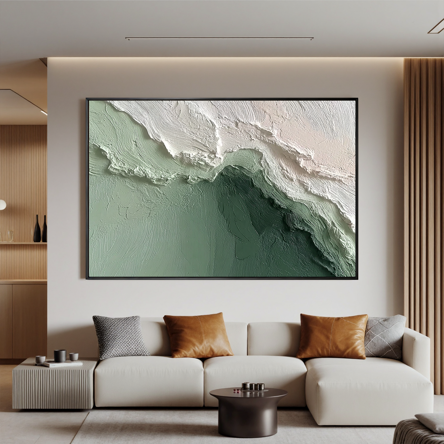 Plaster Art Texture Painting #OA 0436