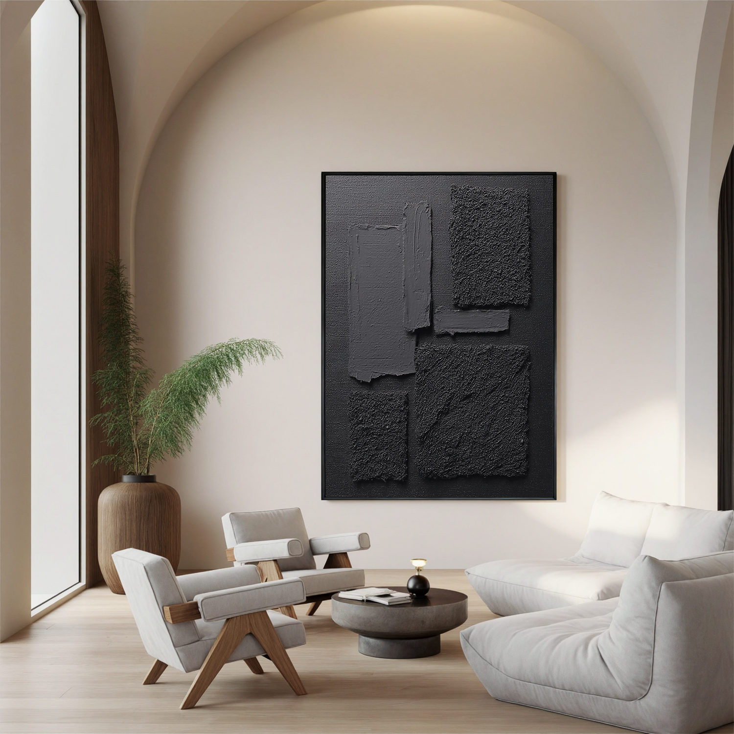 Plaster Art Texture Painting #OA 0019