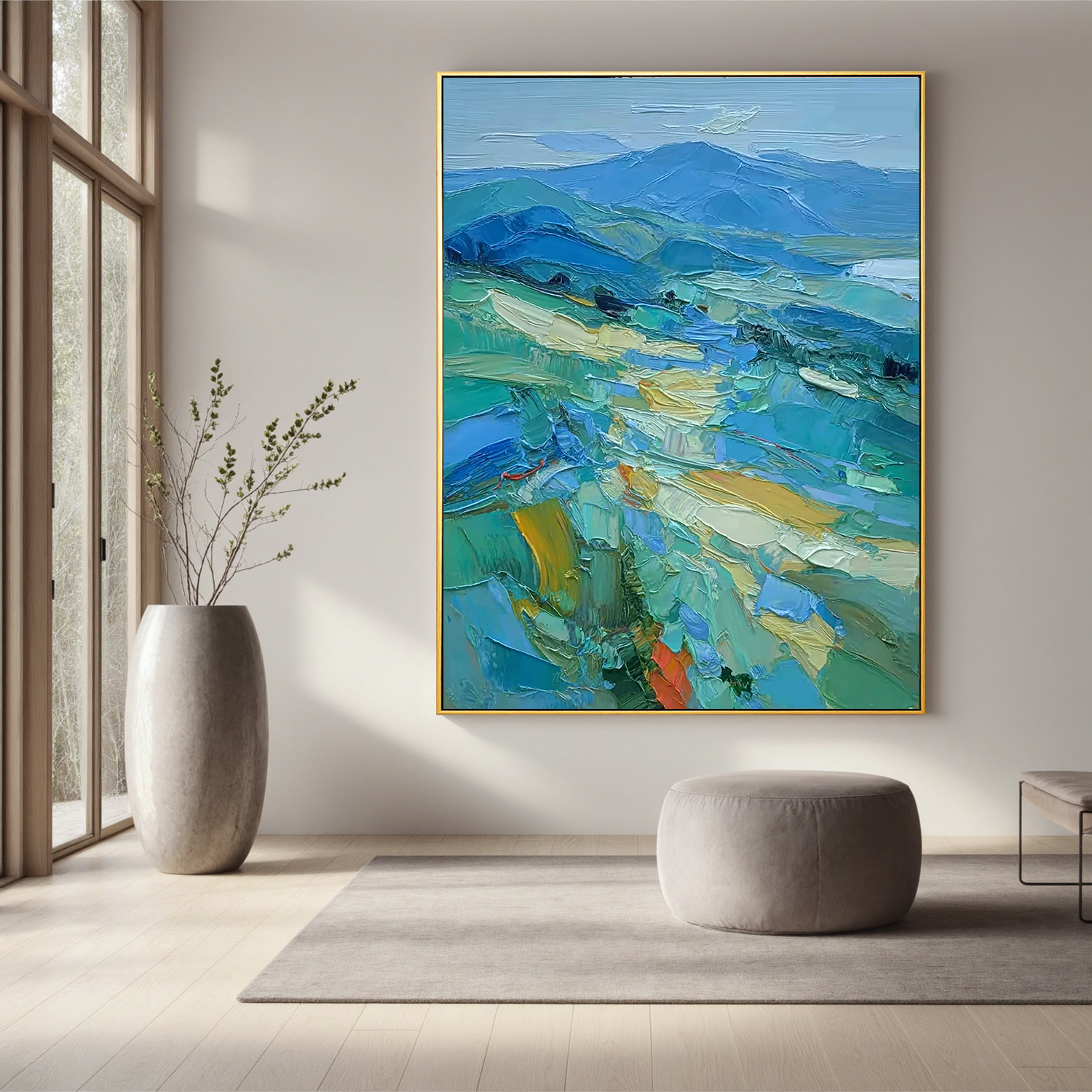 Plaster Art Texture Painting #OA 0070