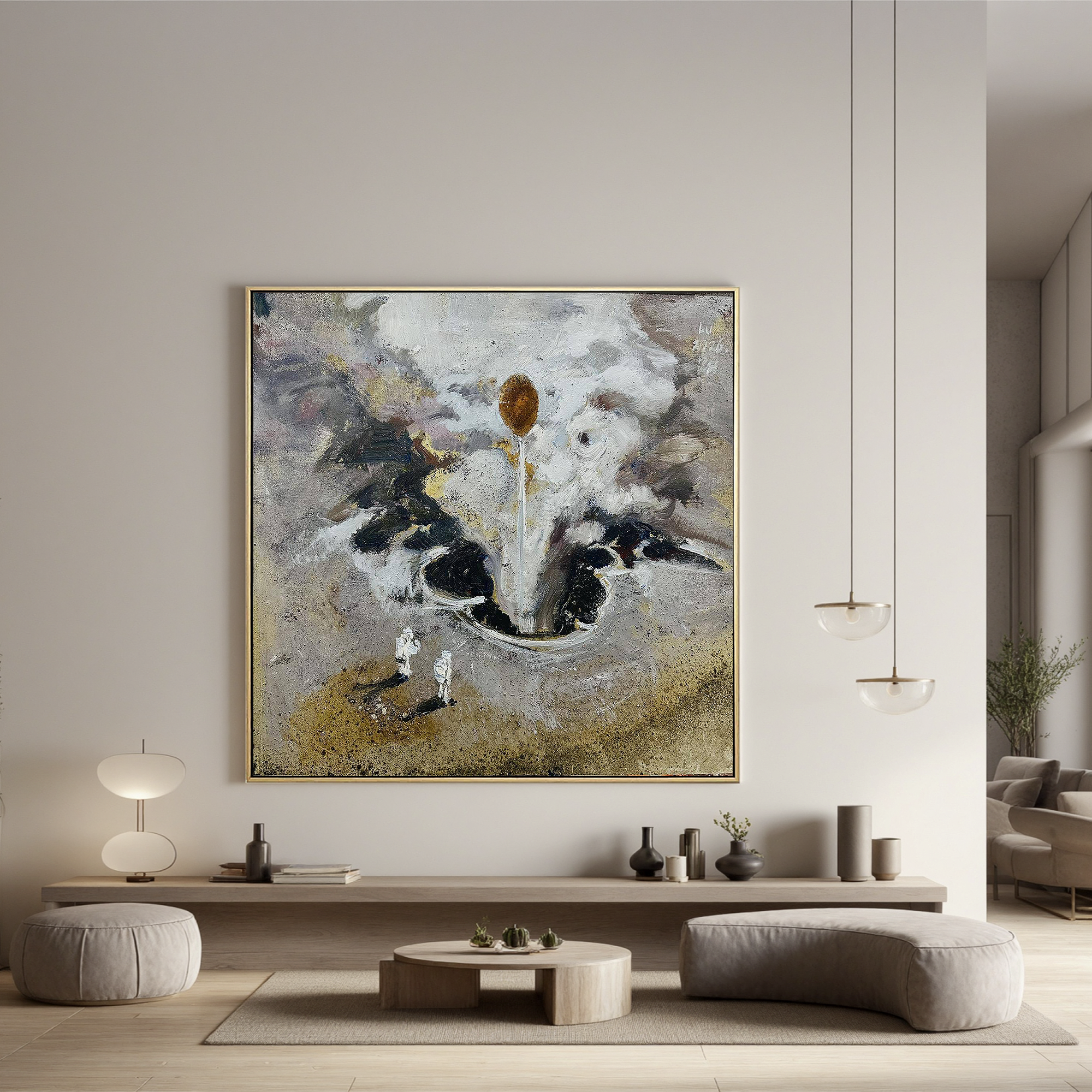 The Source(40''x 40''/ 100 x 100 CM/Frameless Stretched)