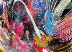 Fleeting Light of Three Thousand Mile (23''x 23''/ 60 x 60 CM/Frameless Stretched)