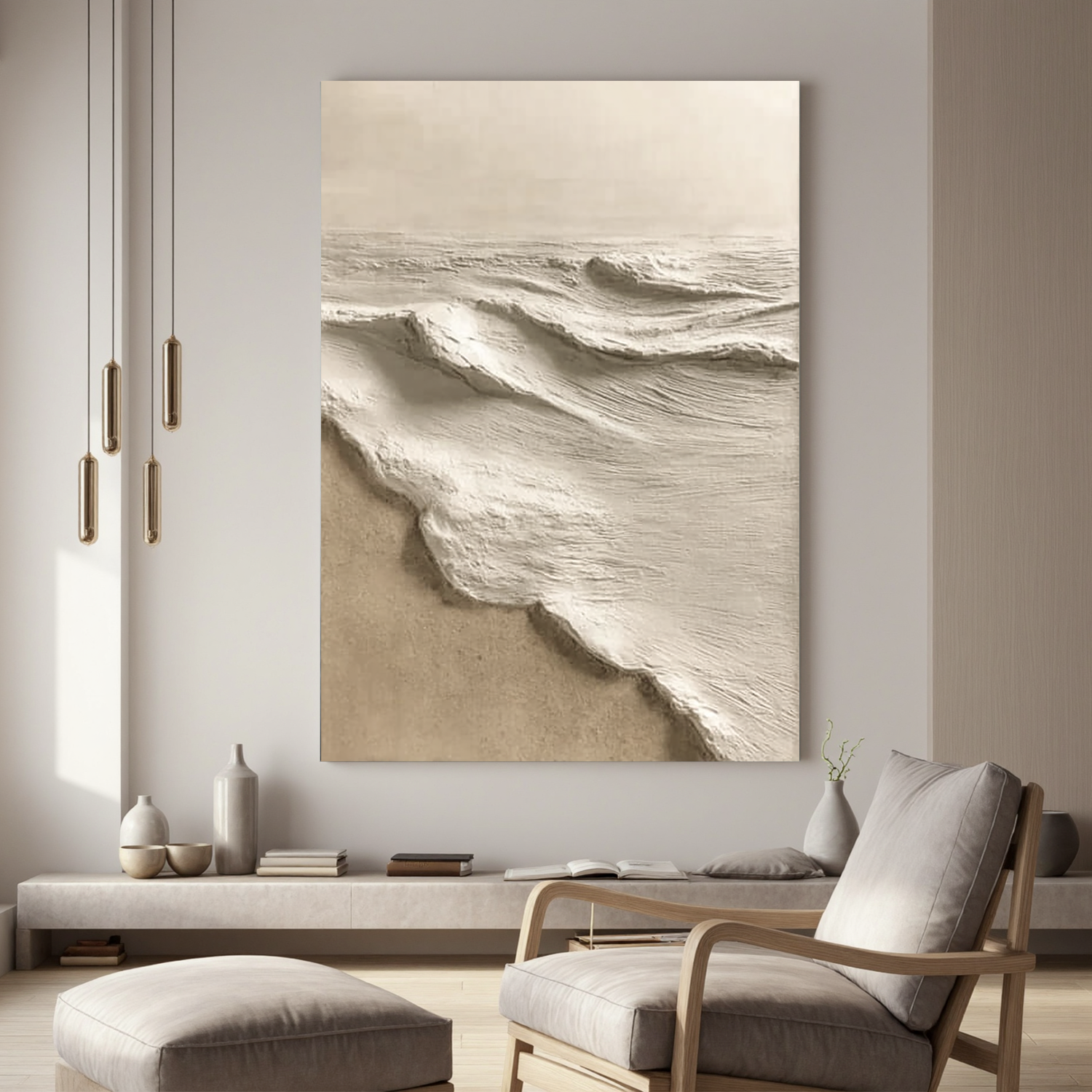 Plaster Art Texture Painting #OA 0108