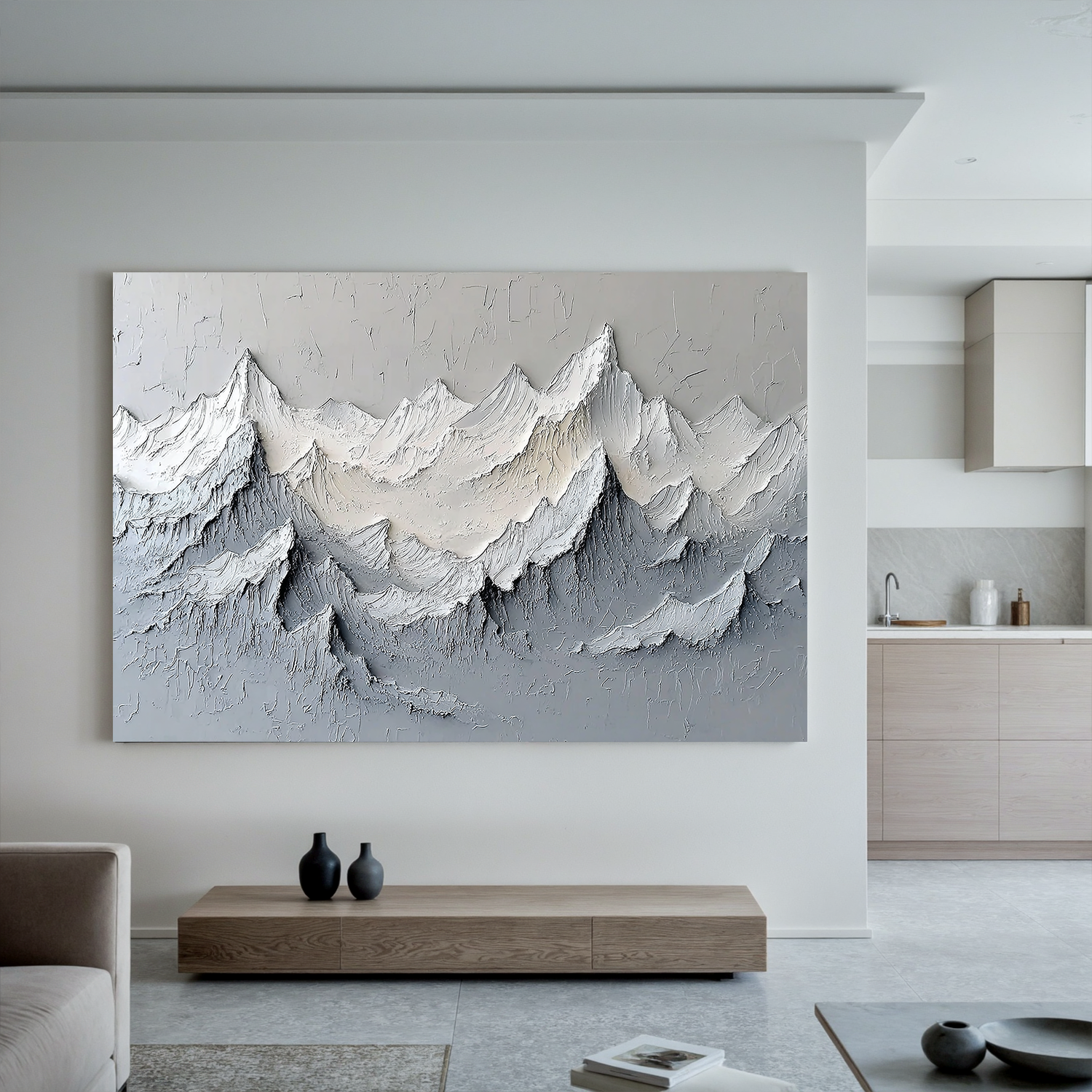 Plaster Art Texture Painting #OA 0172