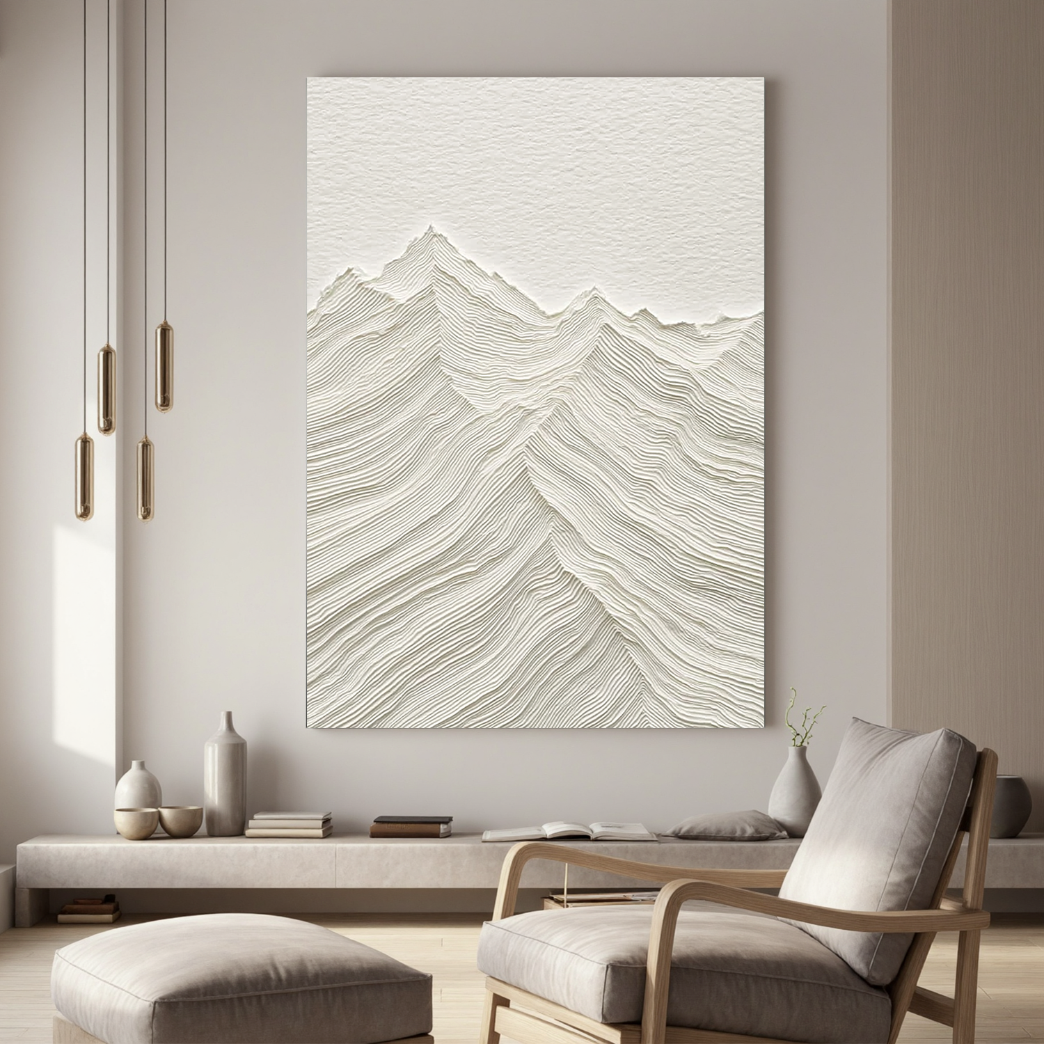 Plaster Art Texture Painting #OA 0022