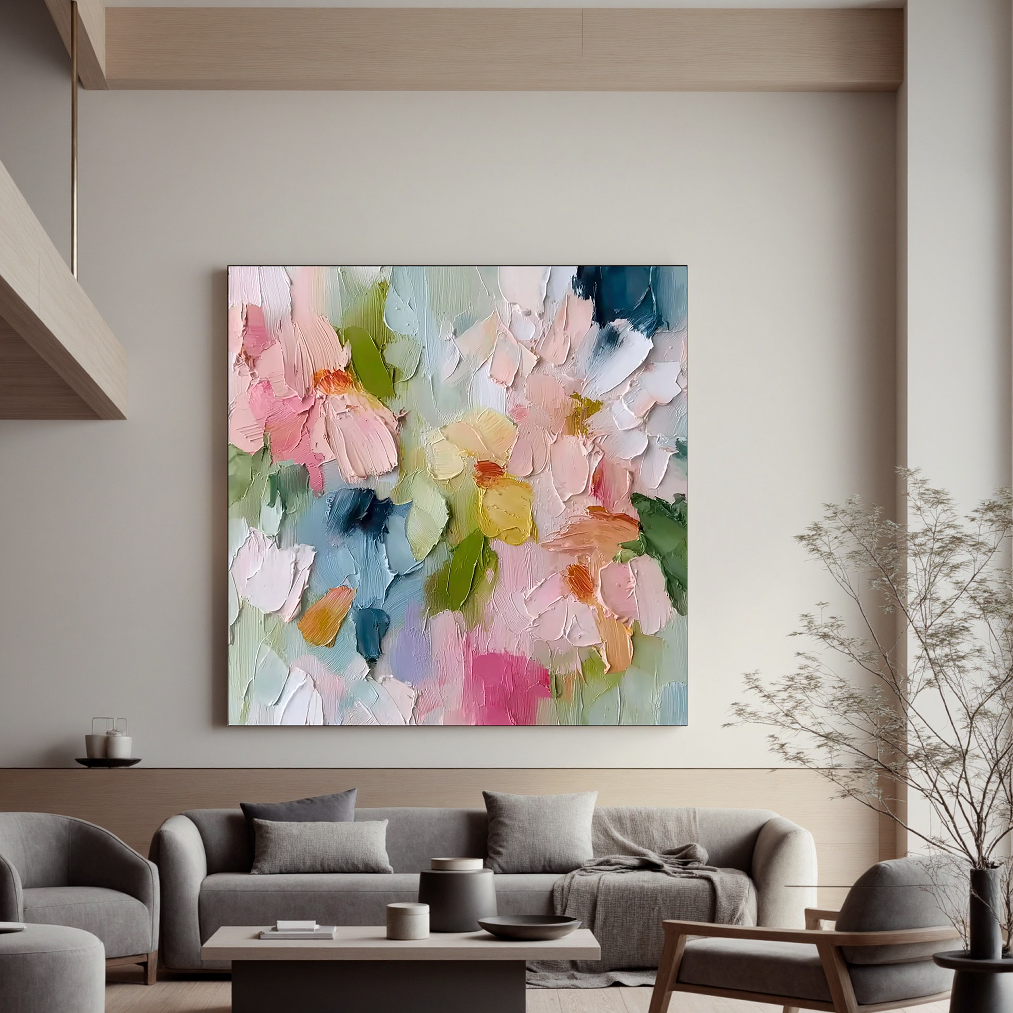 Plaster Art Texture Painting #OA 0060