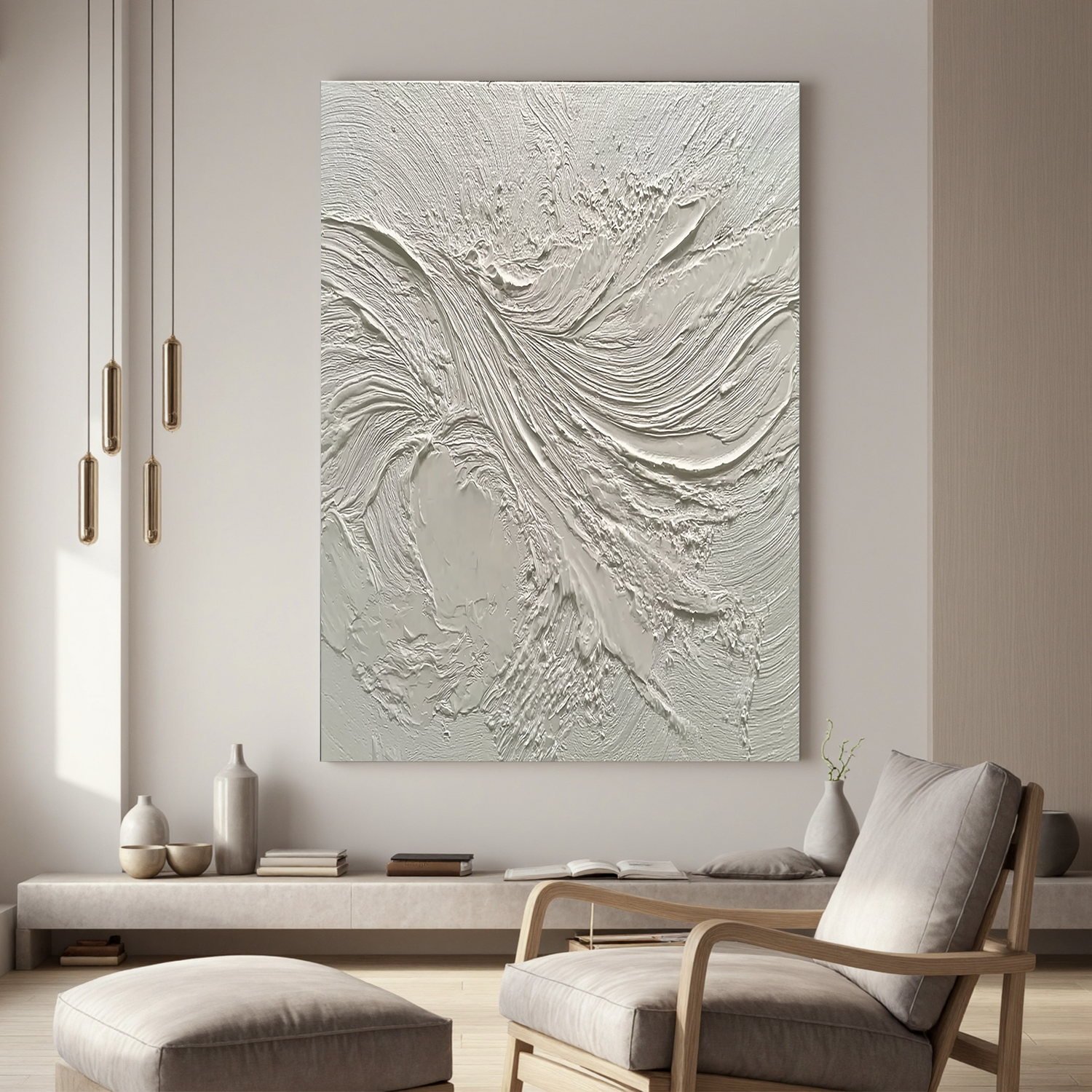 Plaster Art Texture Painting #OA 0167