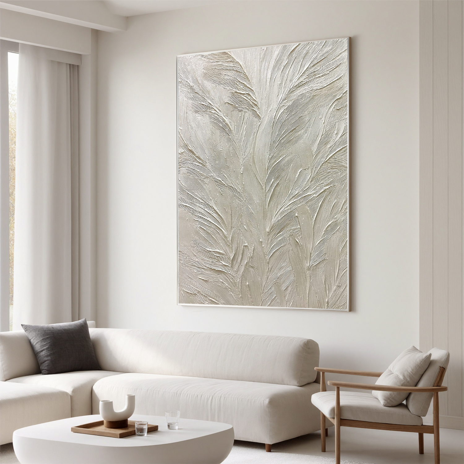 Plaster Art Texture Painting #OA 0073