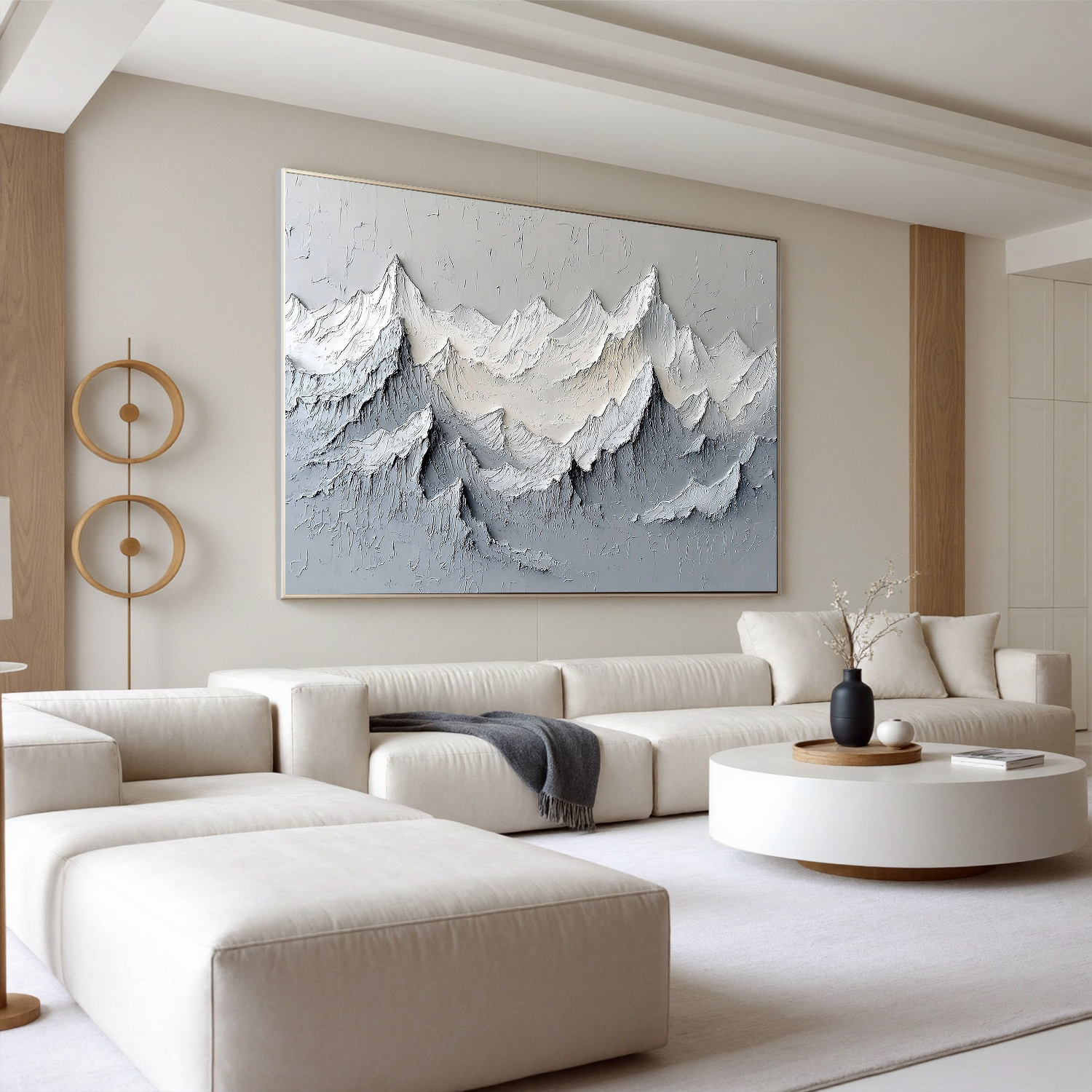 Plaster Art Texture Painting #OA 0172