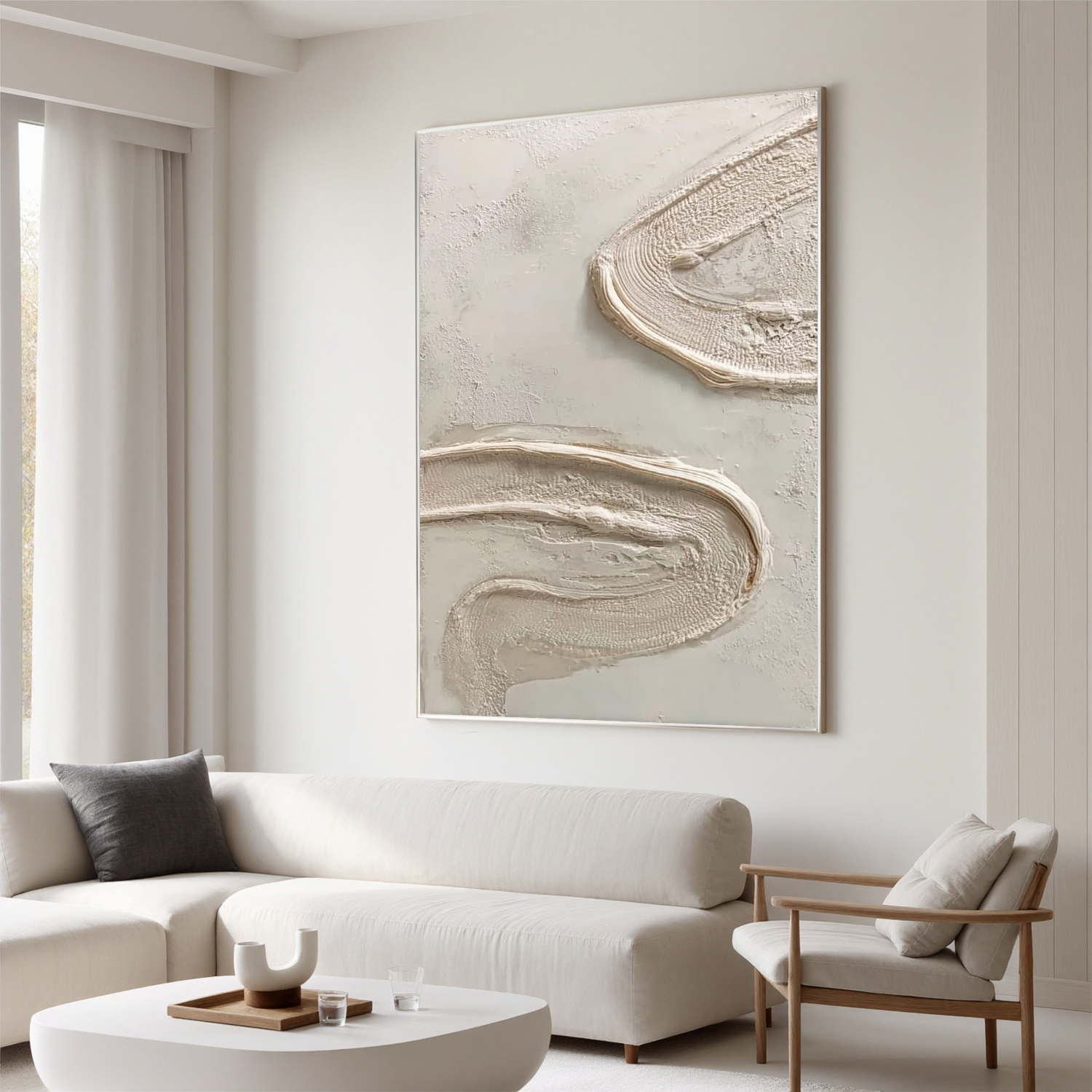 Plaster Art Texture Painting #OA 0138