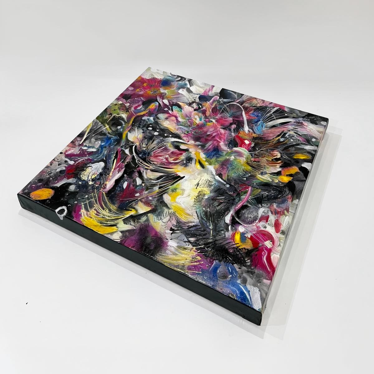 Fleeting Light of Three Thousand Mile (23''x 23''/ 60 x 60 CM/Frameless Stretched)